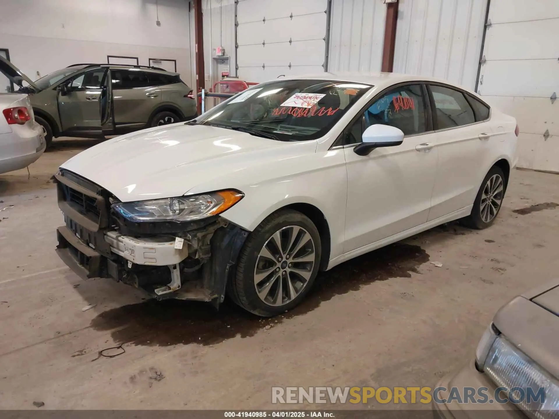 2 Photograph of a damaged car 3FA6P0T94LR179878 FORD FUSION 2020