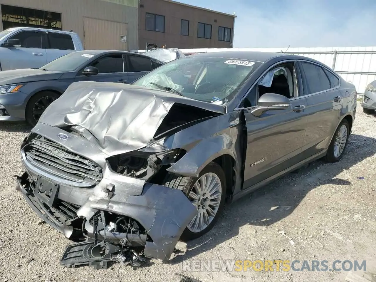 1 Photograph of a damaged car 3FA6P0LU5ER294383 FORD FUSION 2021