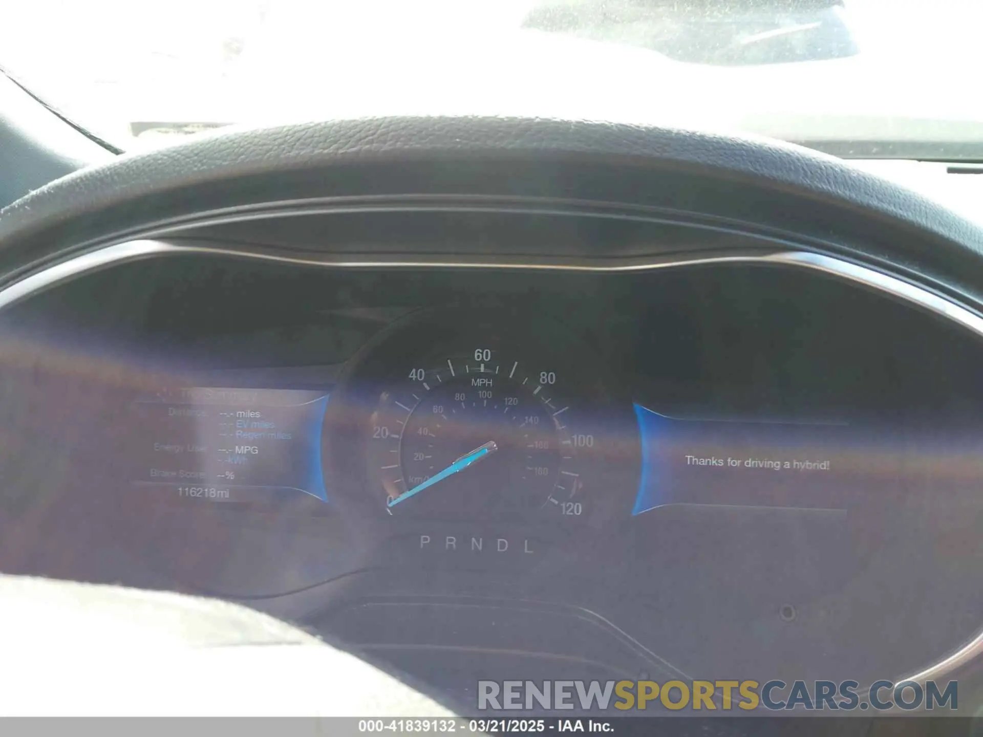 7 Photograph of a damaged car 3FA6P0SU6KR110873 FORD FUSION ENERGI 2019