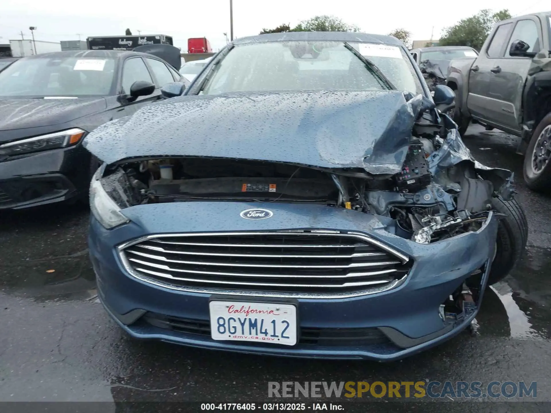 13 Photograph of a damaged car 3FA6P0LU2KR148731 FORD FUSION HYBRID 2019
