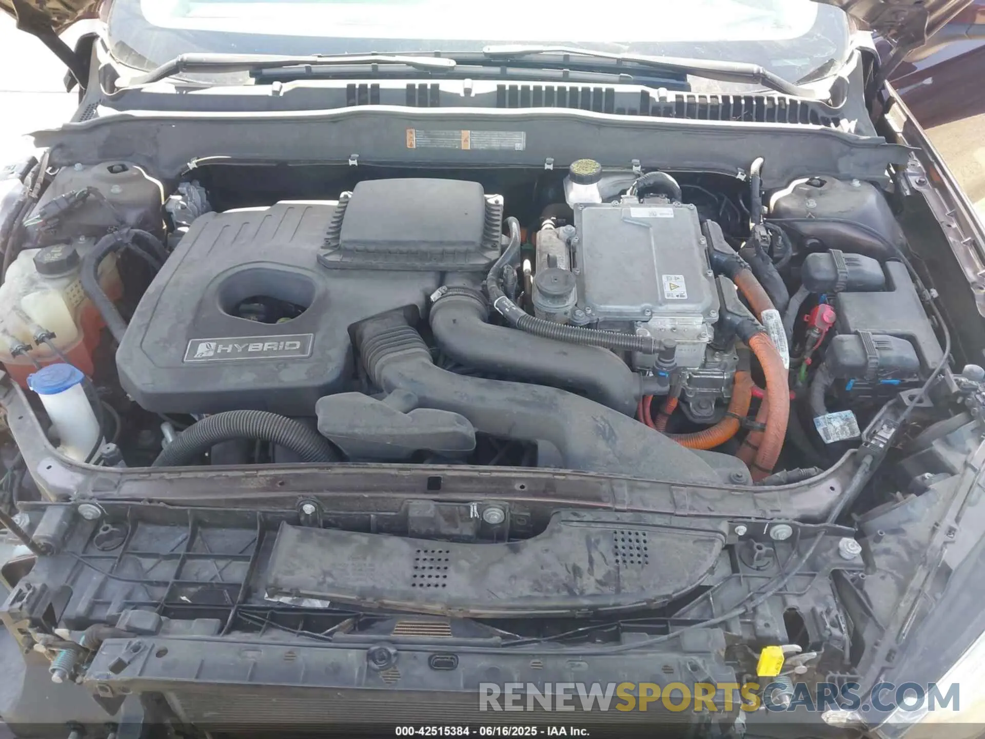 10 Photograph of a damaged car 3FA6P0LU2KR200214 FORD FUSION HYBRID 2019