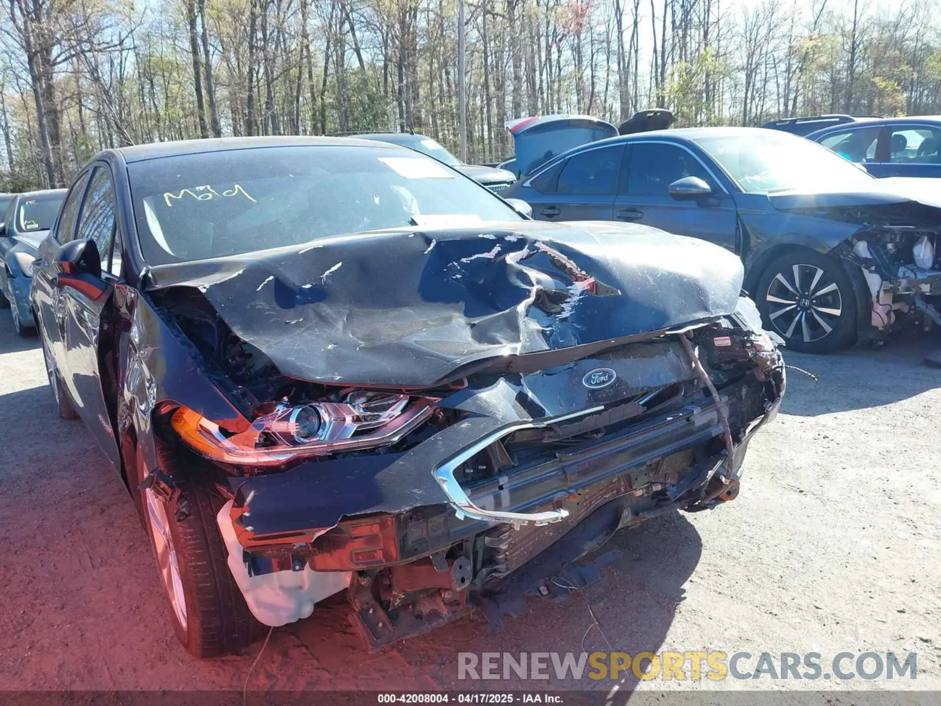 6 Photograph of a damaged car 3FA6P0LU2KR240874 FORD FUSION HYBRID 2019