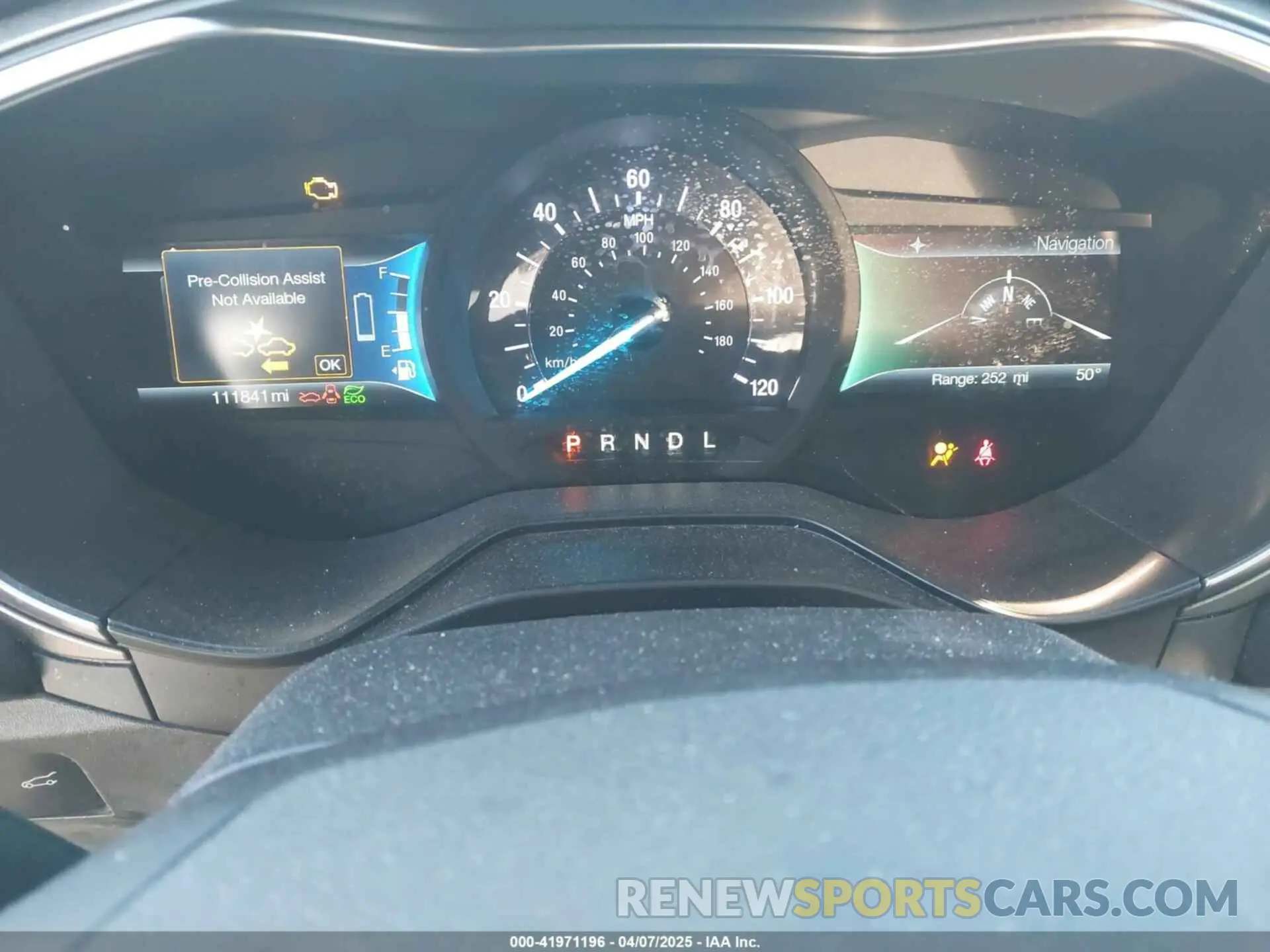 7 Photograph of a damaged car 3FA6P0LU3KR106021 FORD FUSION HYBRID 2019