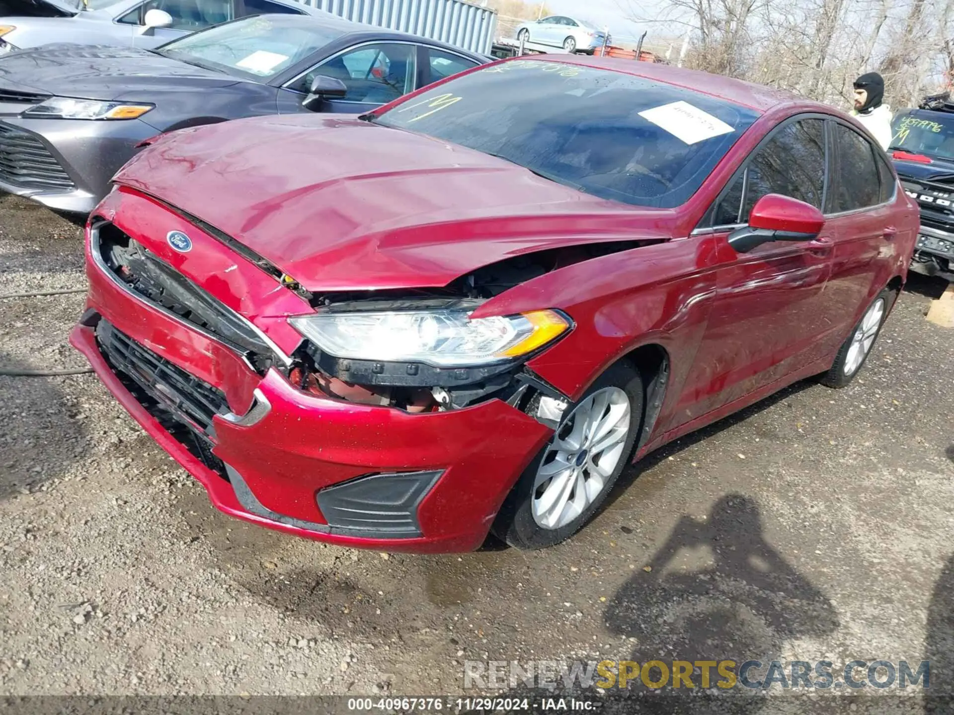 2 Photograph of a damaged car 3FA6P0LU4KR124592 FORD FUSION HYBRID 2019