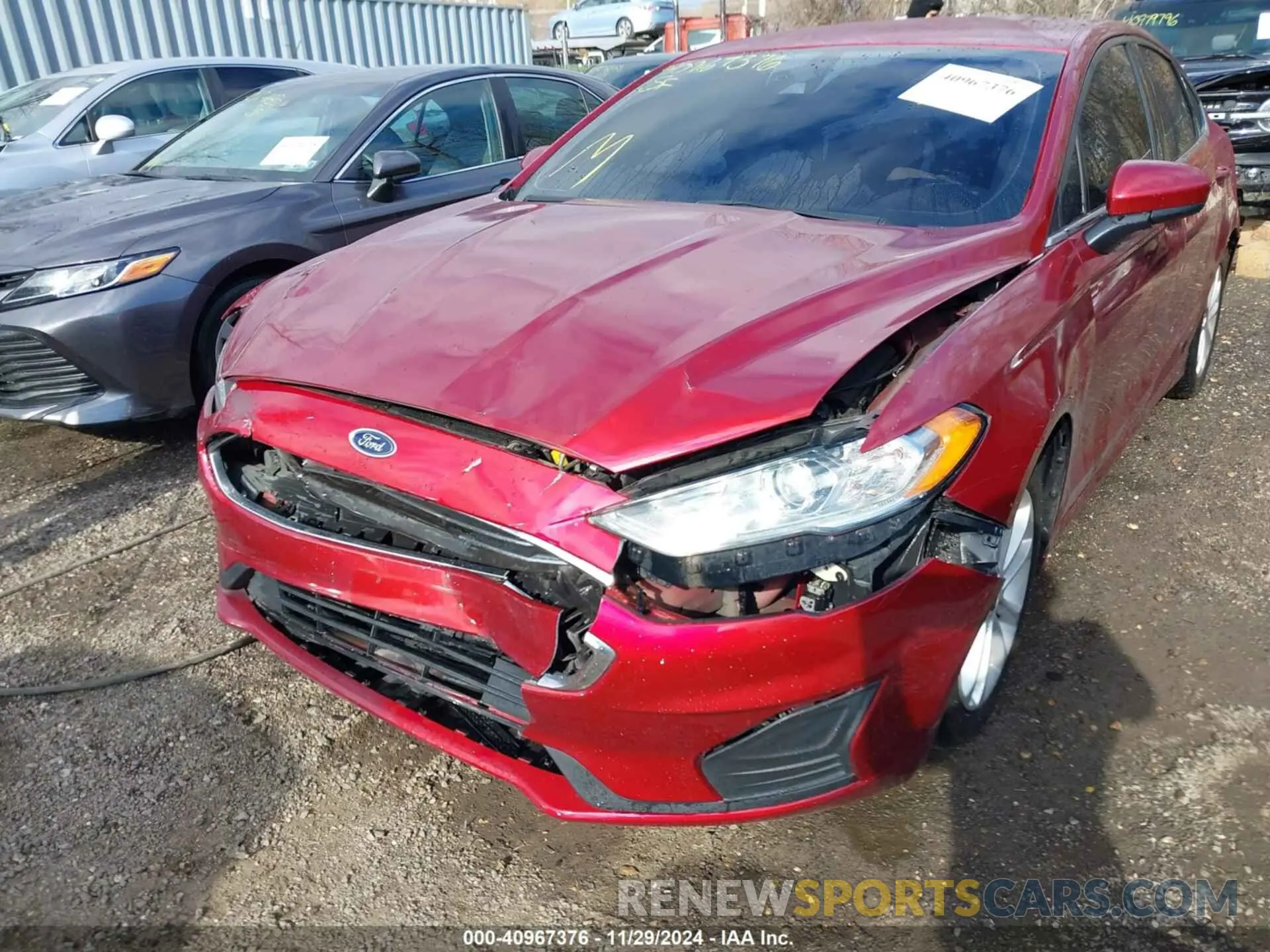 6 Photograph of a damaged car 3FA6P0LU4KR124592 FORD FUSION HYBRID 2019