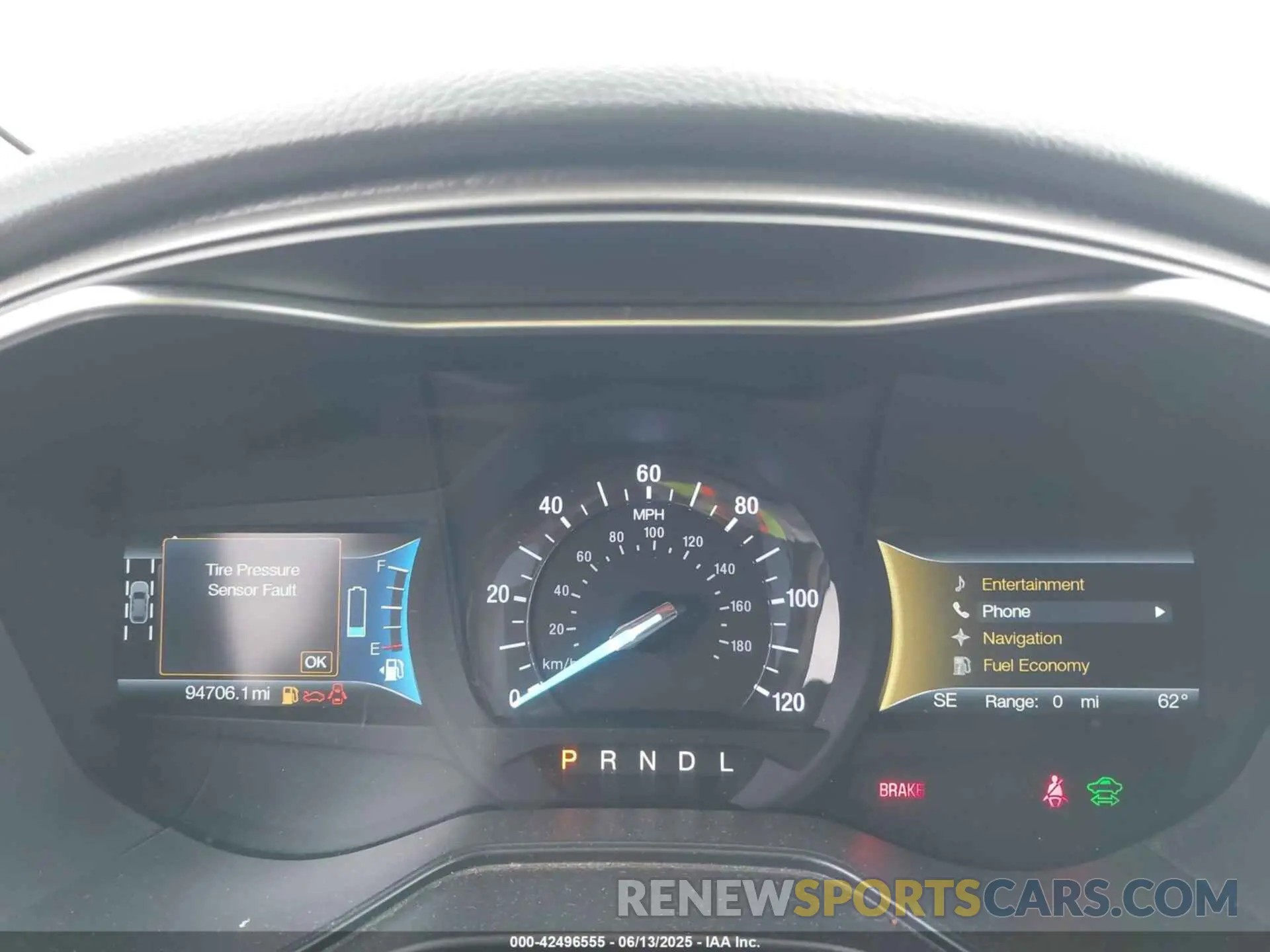7 Photograph of a damaged car 3FA6P0LU5KR104335 FORD FUSION HYBRID 2019