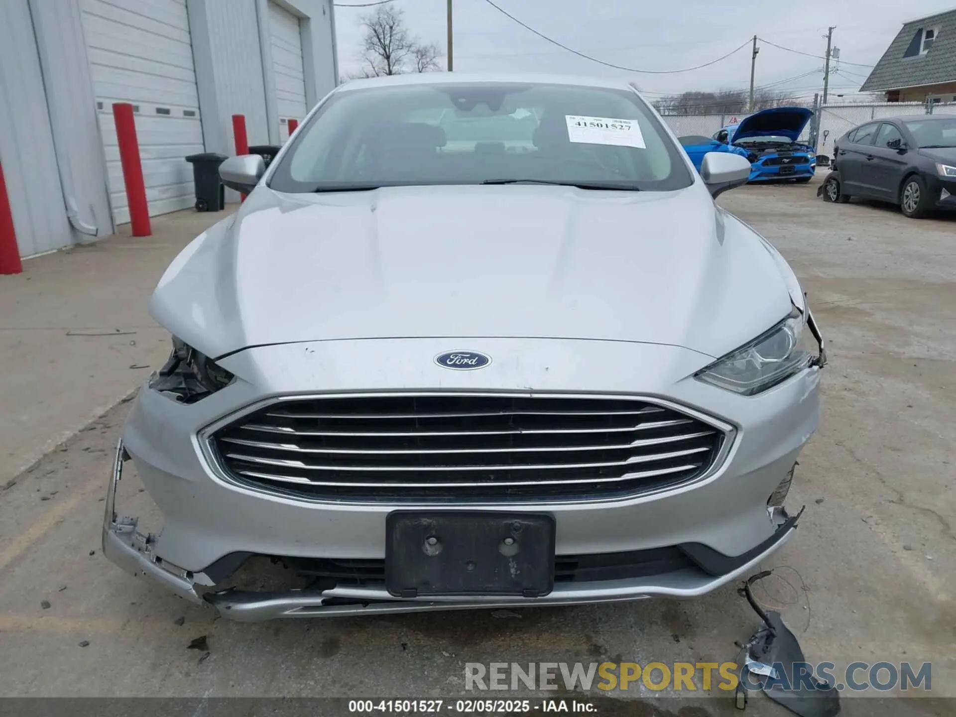 13 Photograph of a damaged car 3FA6P0LU5KR144947 FORD FUSION HYBRID 2019