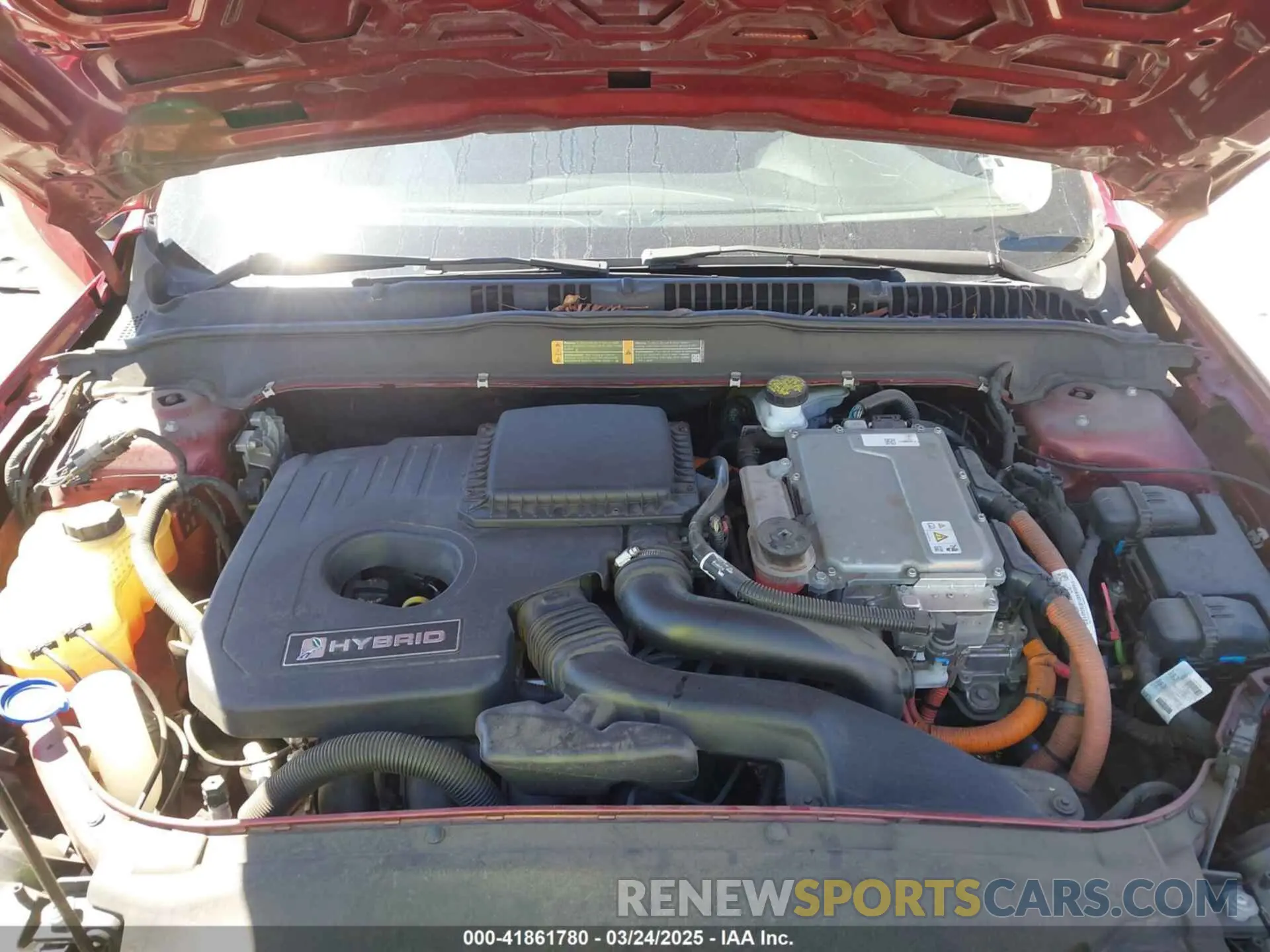 10 Photograph of a damaged car 3FA6P0LU5KR207903 FORD FUSION HYBRID 2019