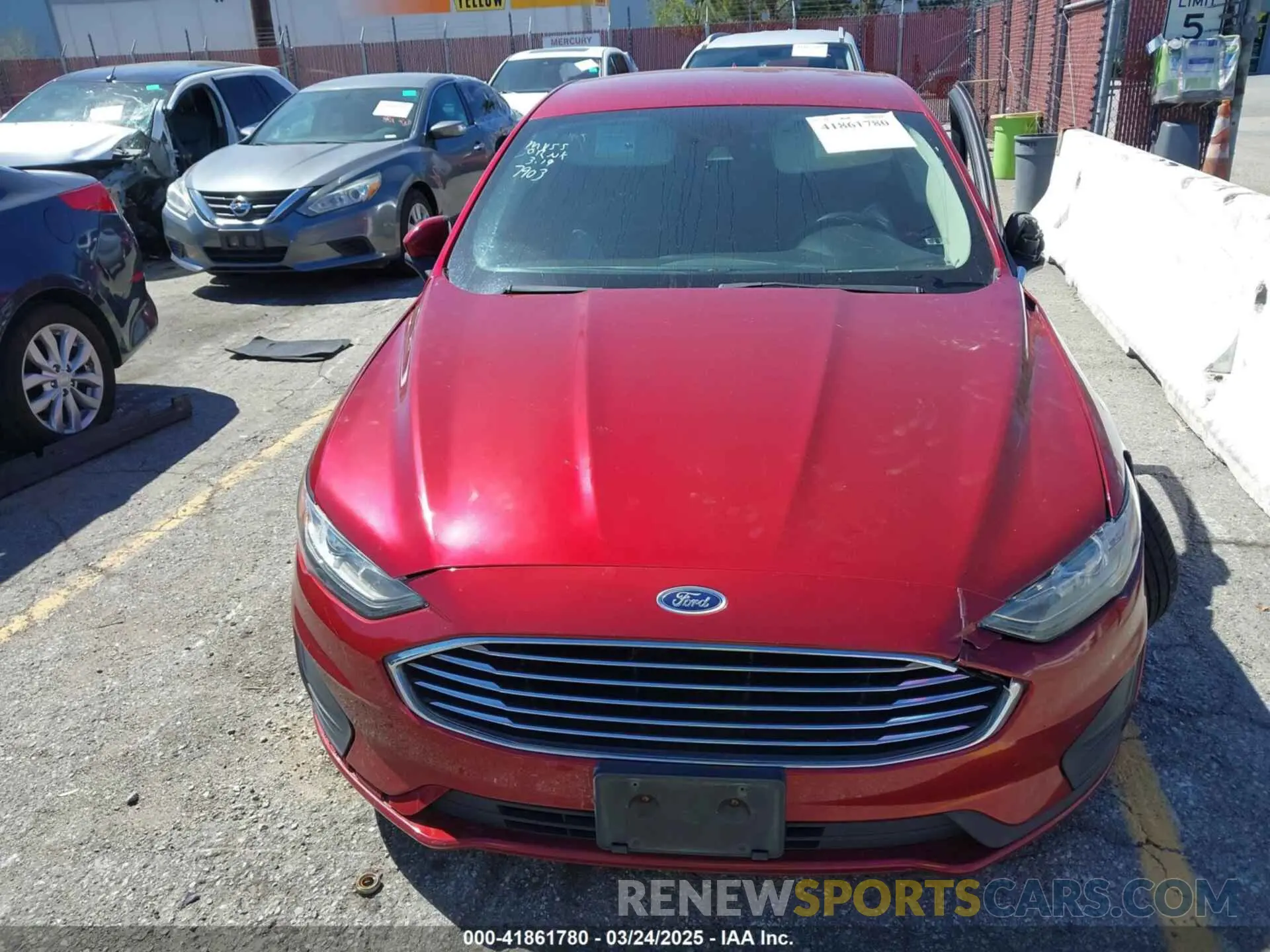 12 Photograph of a damaged car 3FA6P0LU5KR207903 FORD FUSION HYBRID 2019