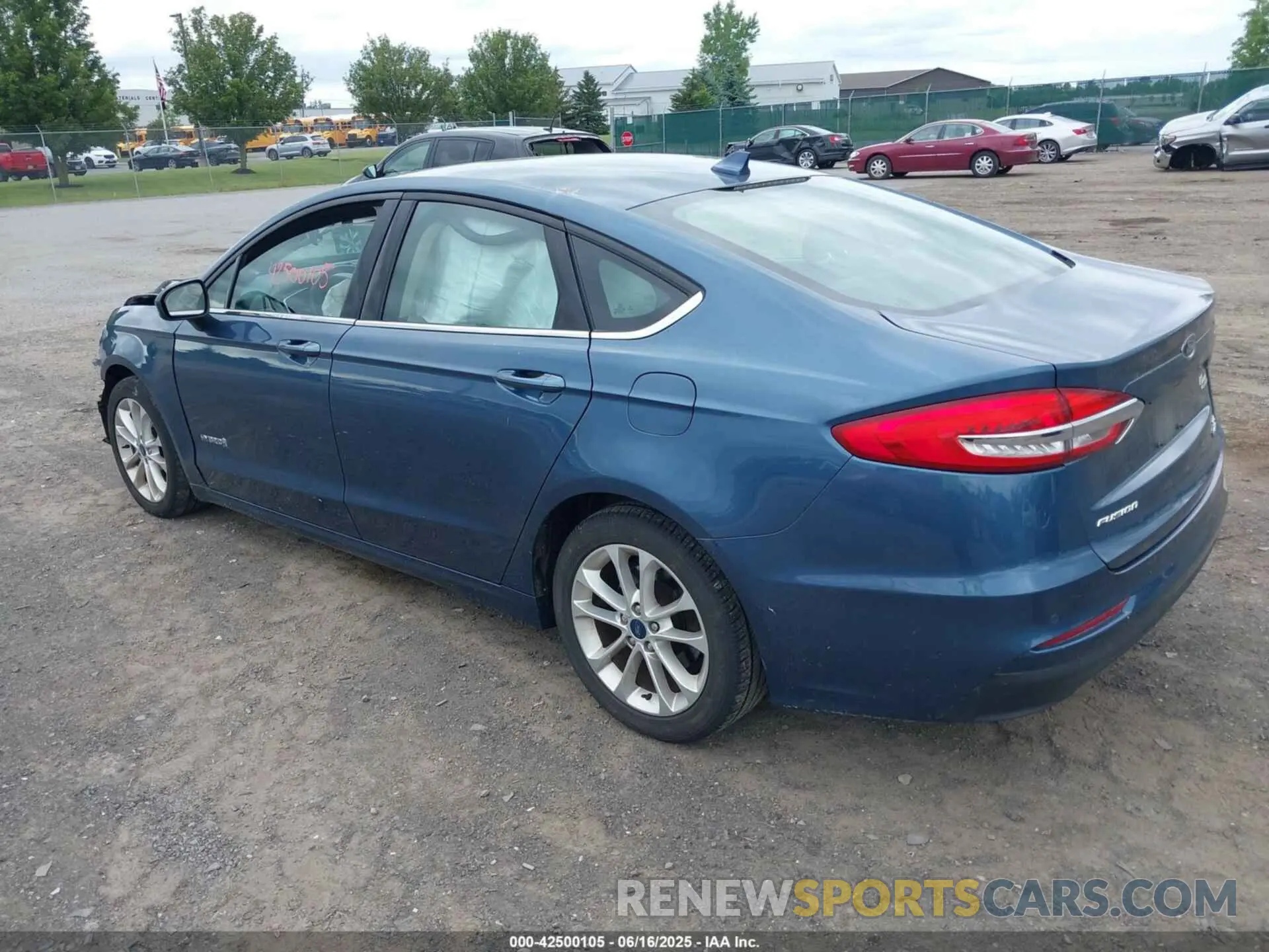 3 Photograph of a damaged car 3FA6P0LU6KR146237 FORD FUSION HYBRID 2019
