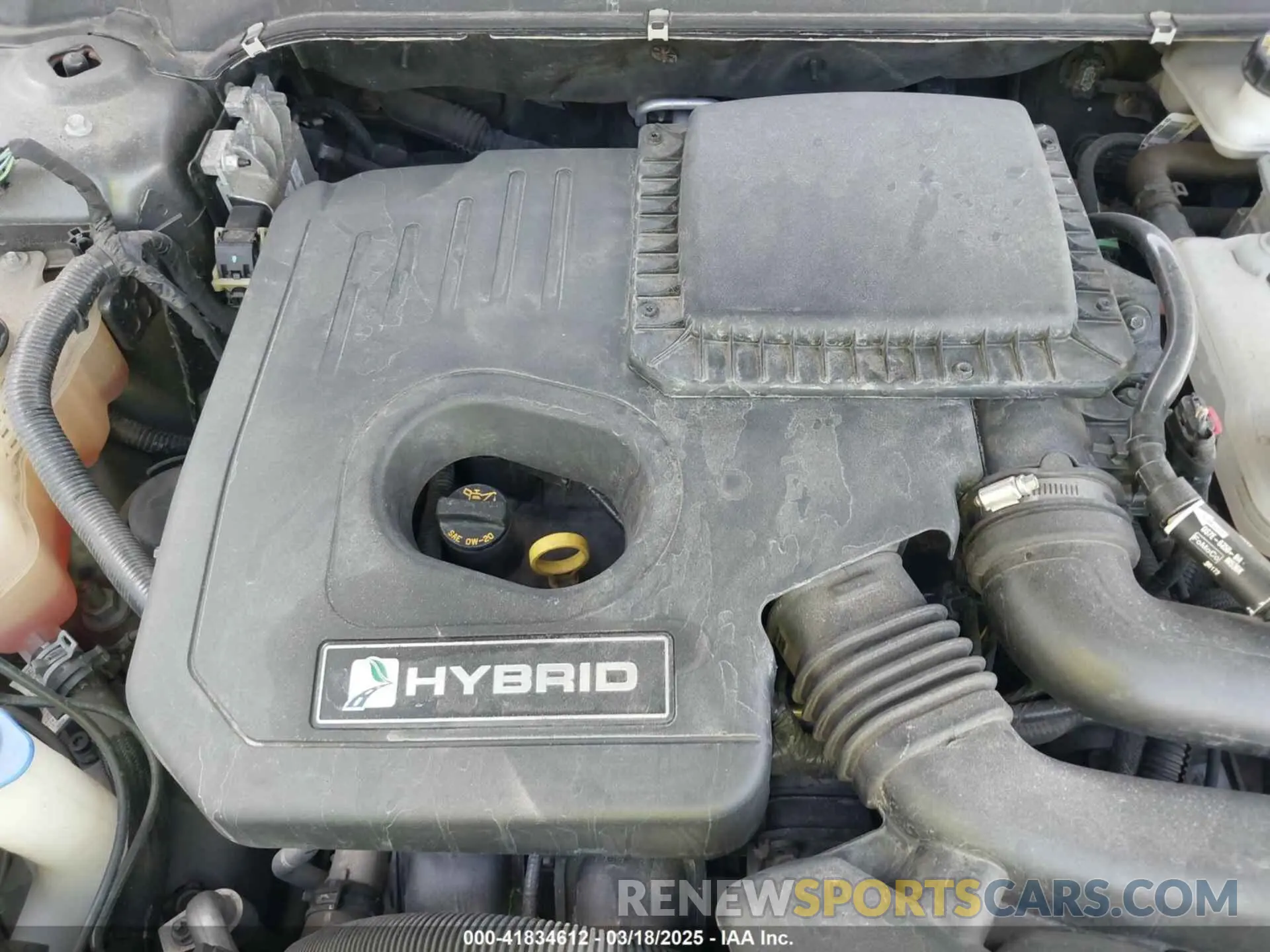 10 Photograph of a damaged car 3FA6P0LU6KR163927 FORD FUSION HYBRID 2019