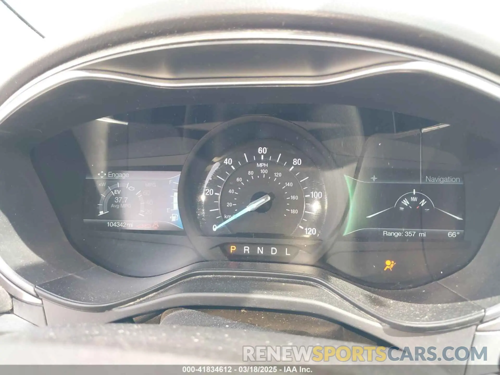 7 Photograph of a damaged car 3FA6P0LU6KR163927 FORD FUSION HYBRID 2019