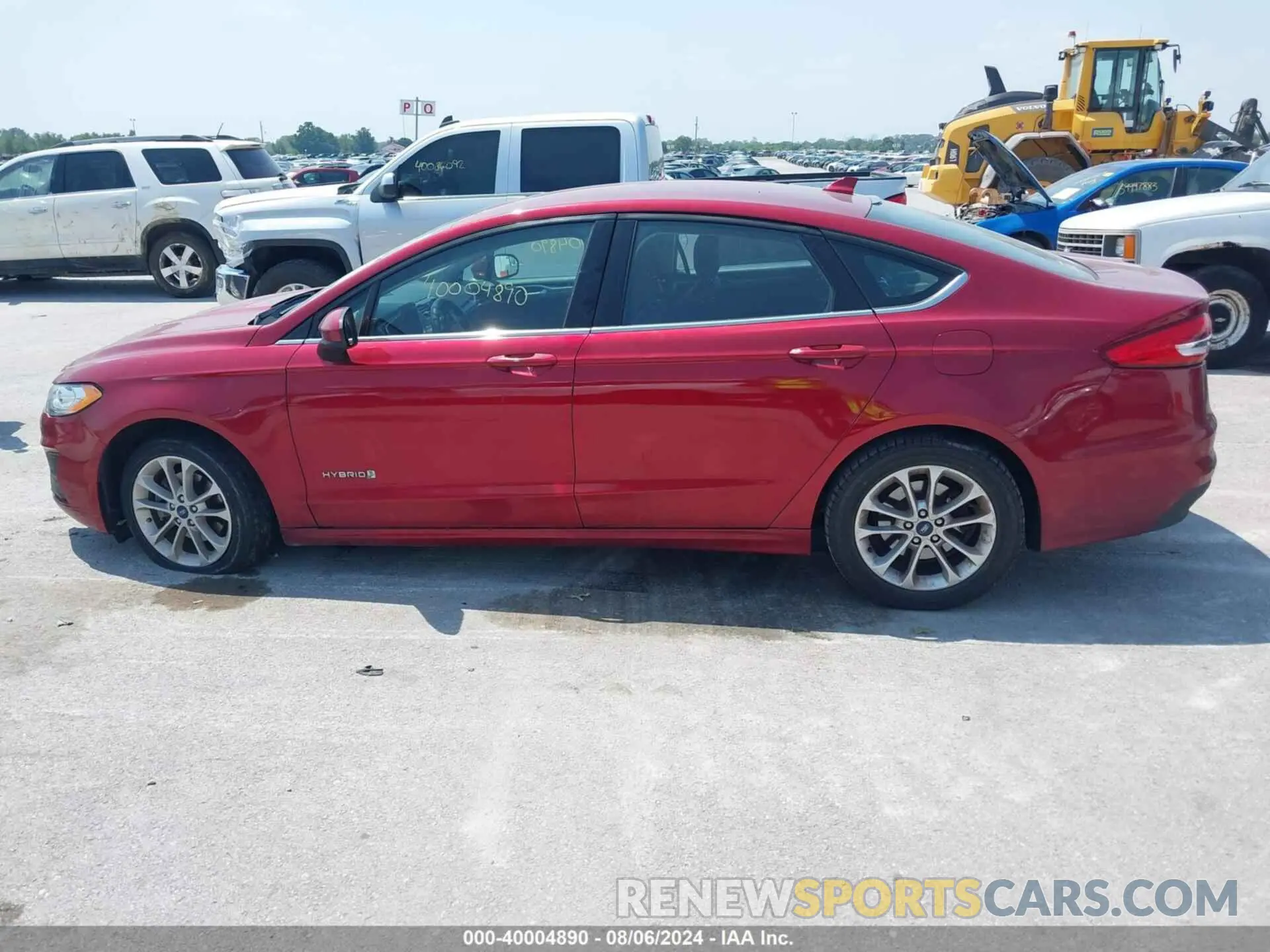 14 Photograph of a damaged car 3FA6P0LU6KR243678 FORD FUSION HYBRID 2019