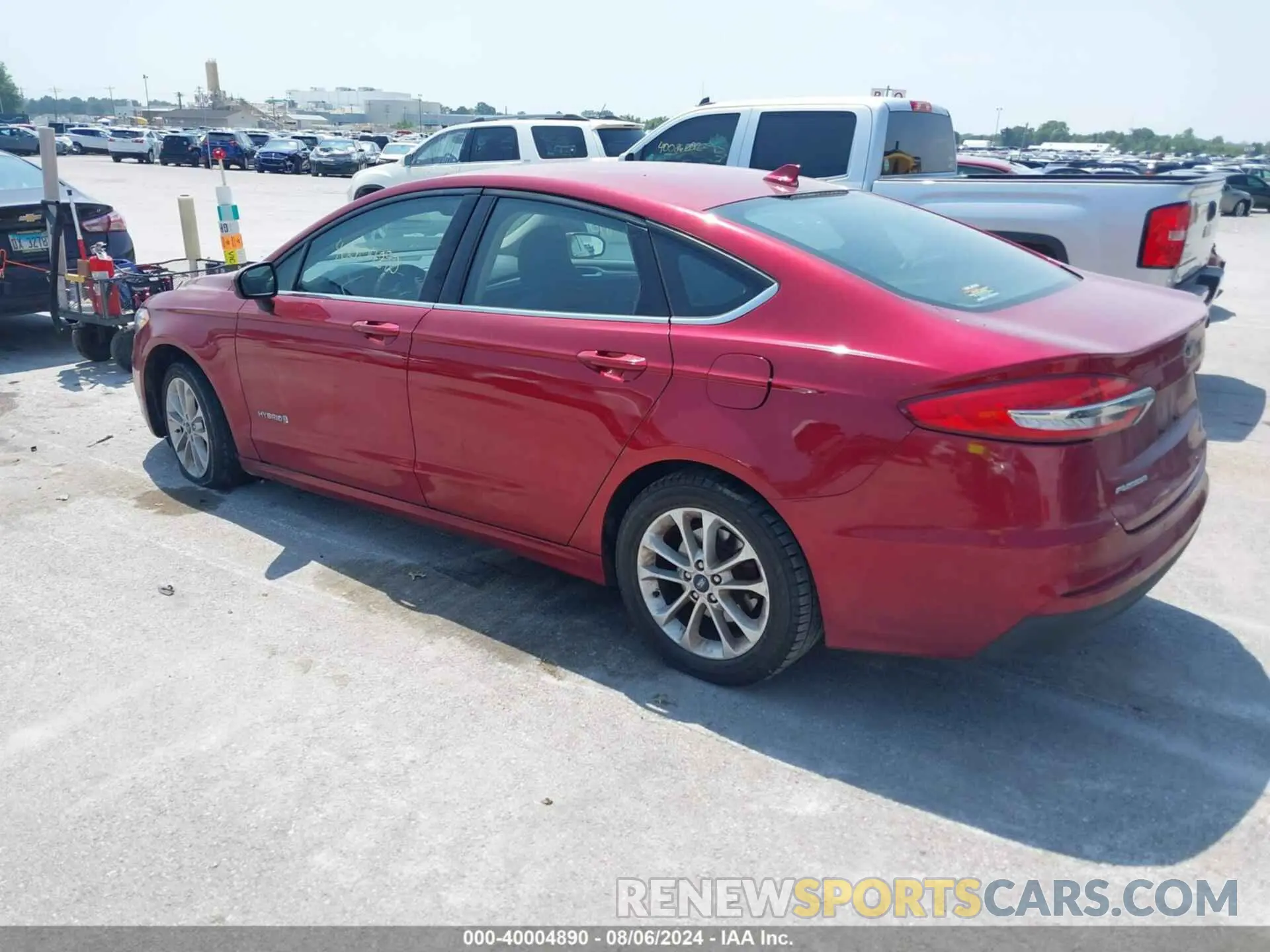 3 Photograph of a damaged car 3FA6P0LU6KR243678 FORD FUSION HYBRID 2019