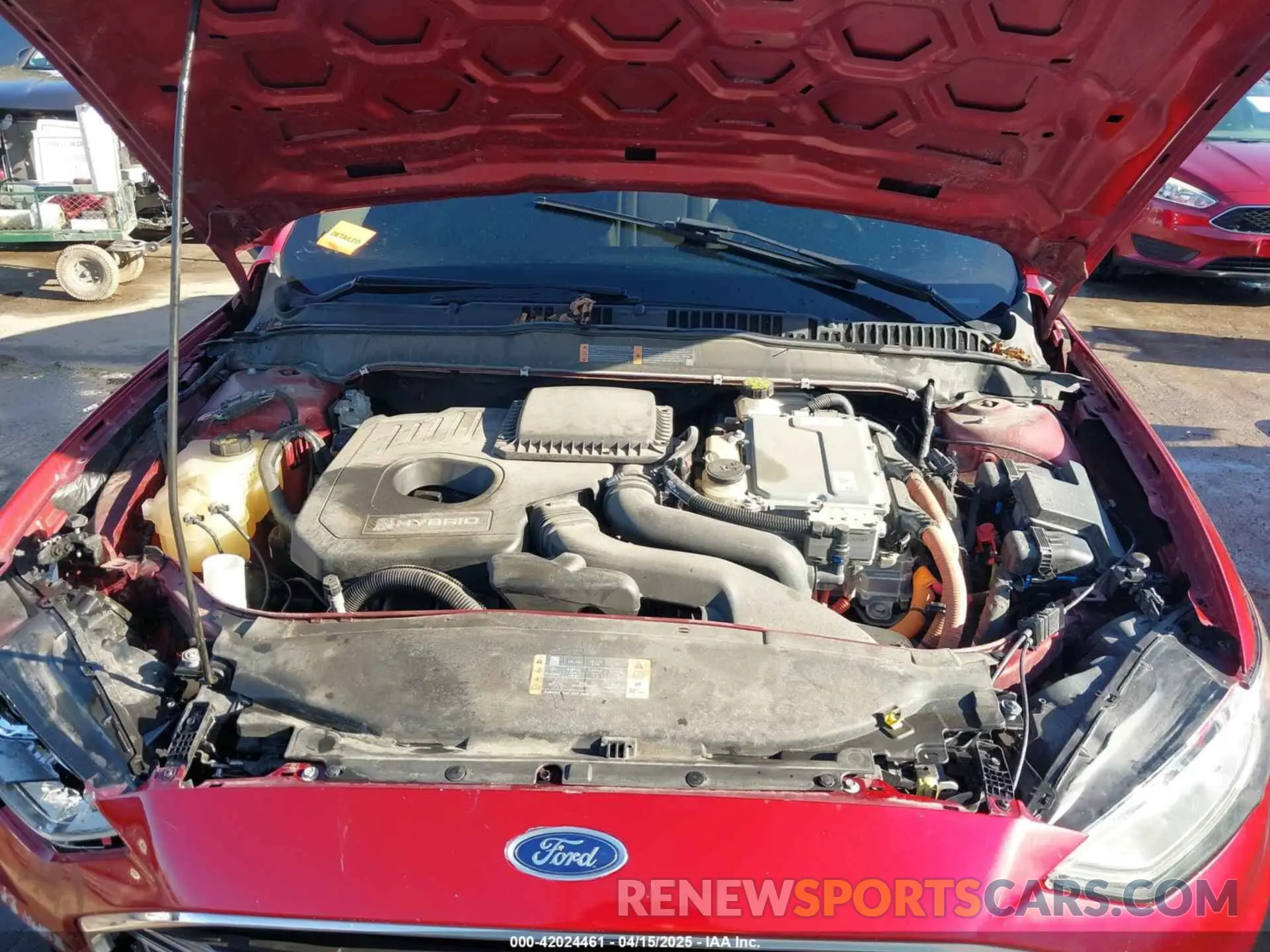 10 Photograph of a damaged car 3FA6P0LU7KR207286 FORD FUSION HYBRID 2019