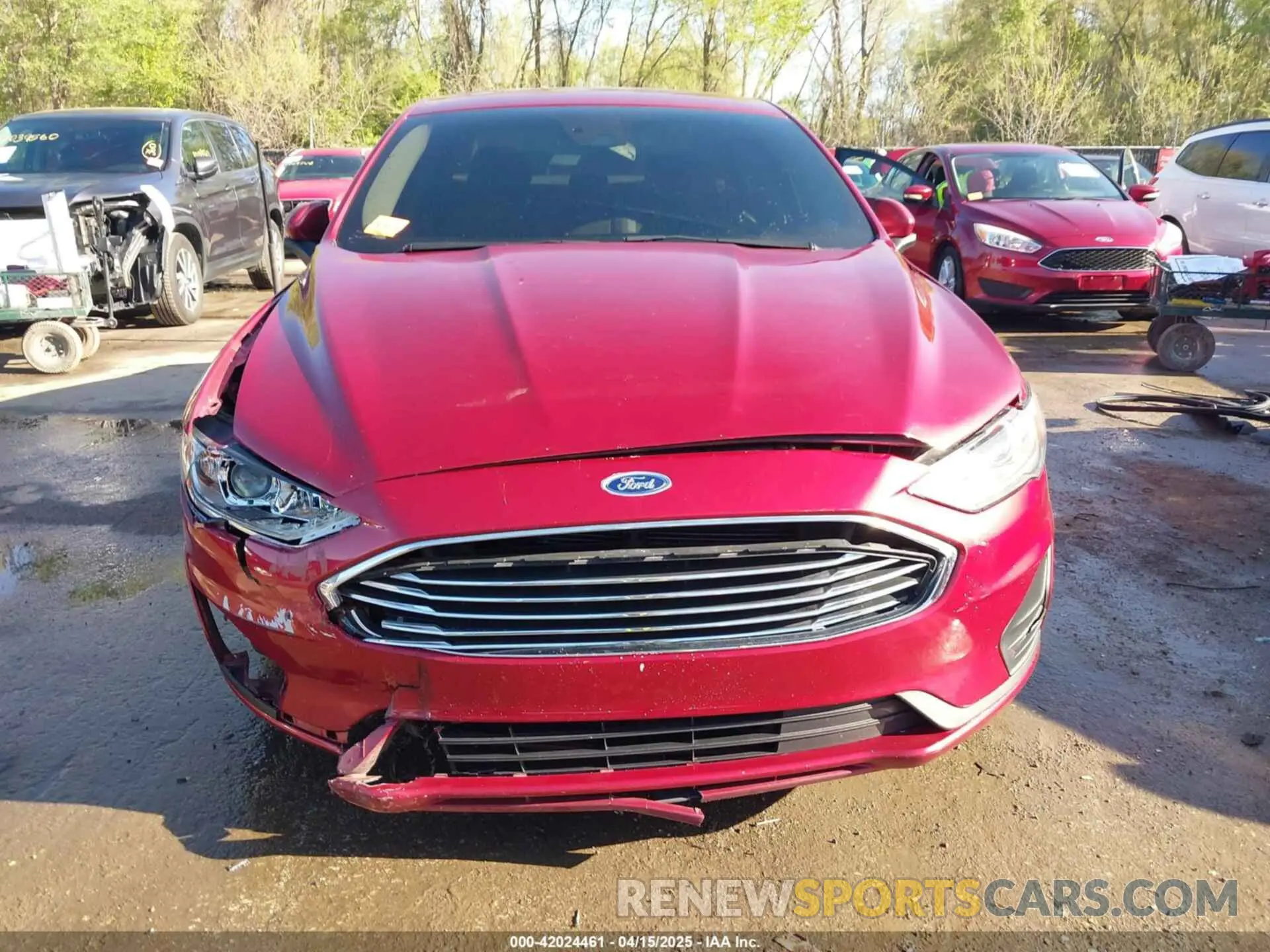6 Photograph of a damaged car 3FA6P0LU7KR207286 FORD FUSION HYBRID 2019