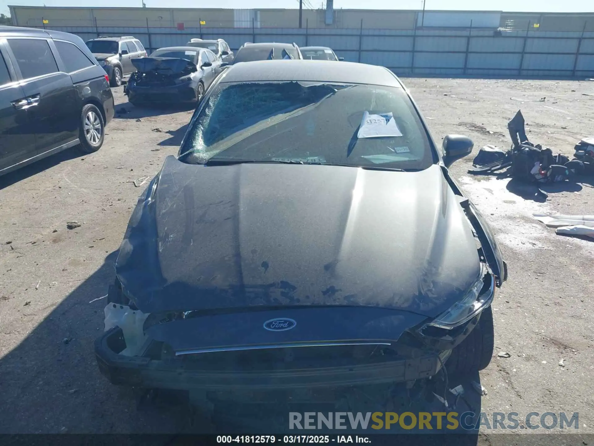 11 Photograph of a damaged car 3FA6P0LU9KR189728 FORD FUSION HYBRID 2019