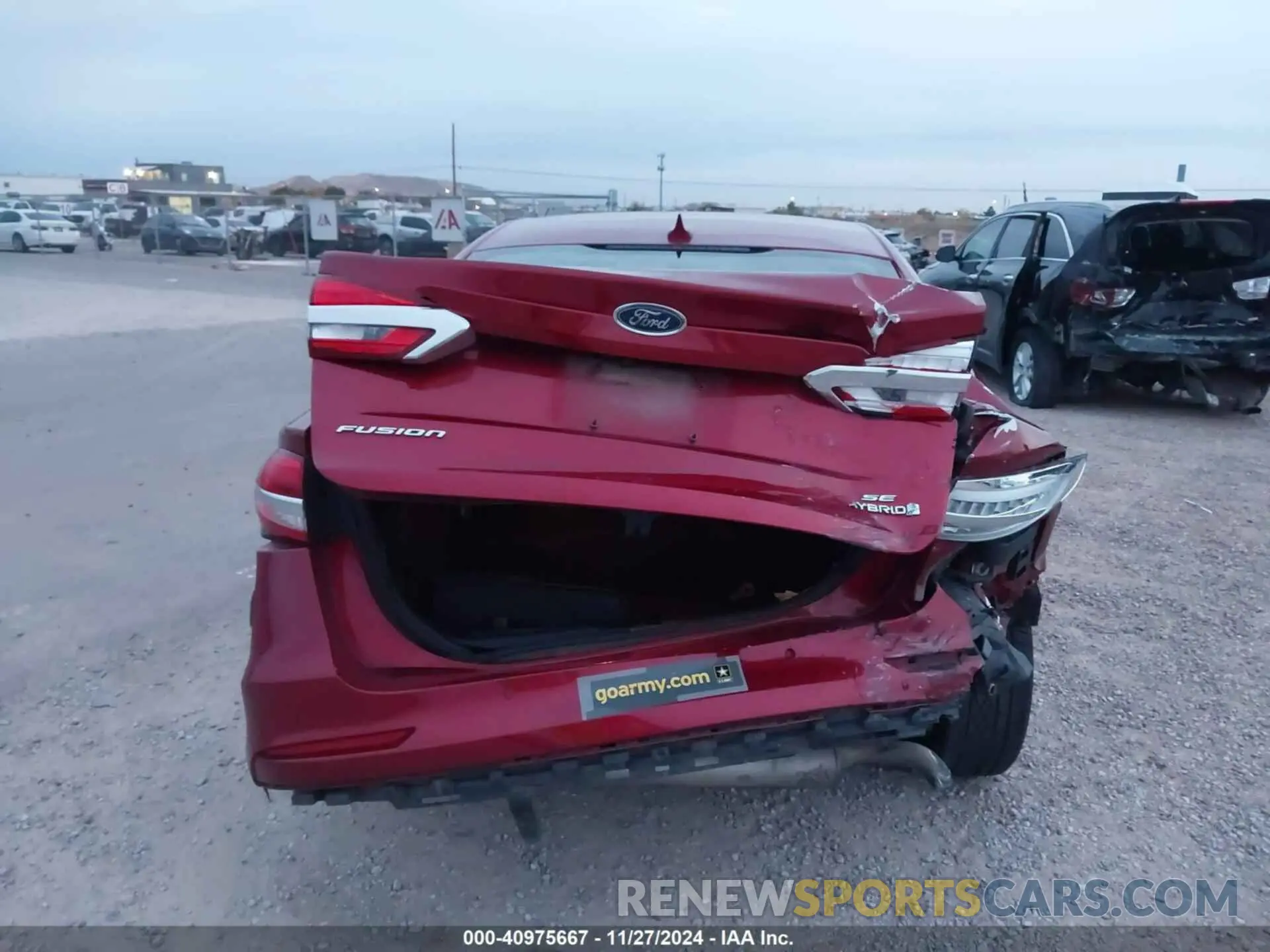 16 Photograph of a damaged car 3FA6P0LU9KR210870 FORD FUSION HYBRID 2019