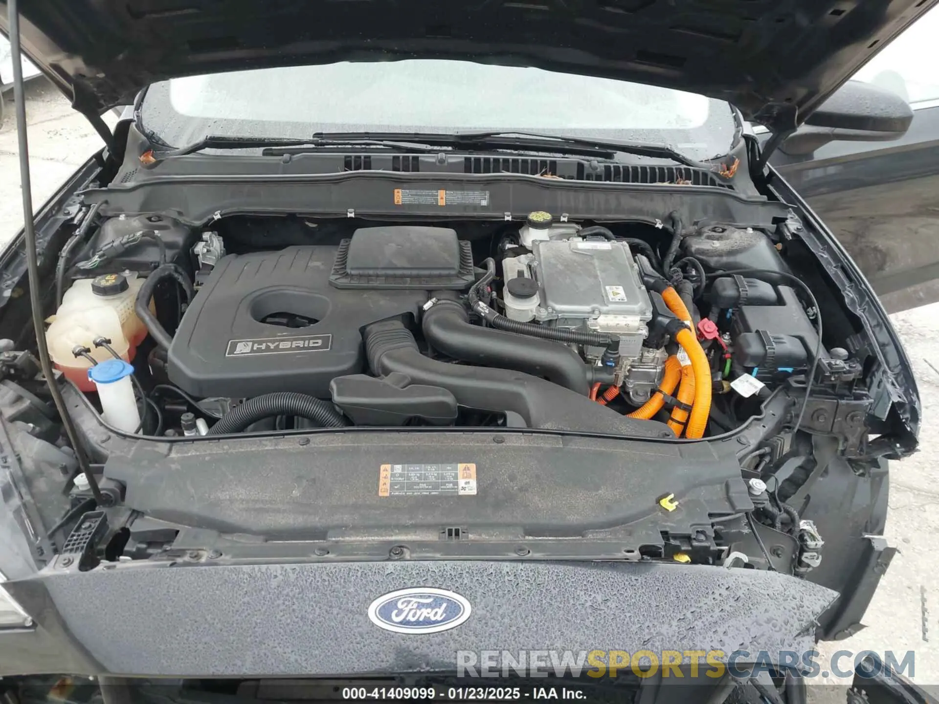 10 Photograph of a damaged car 3FA6P0LU9KR214739 FORD FUSION HYBRID 2019
