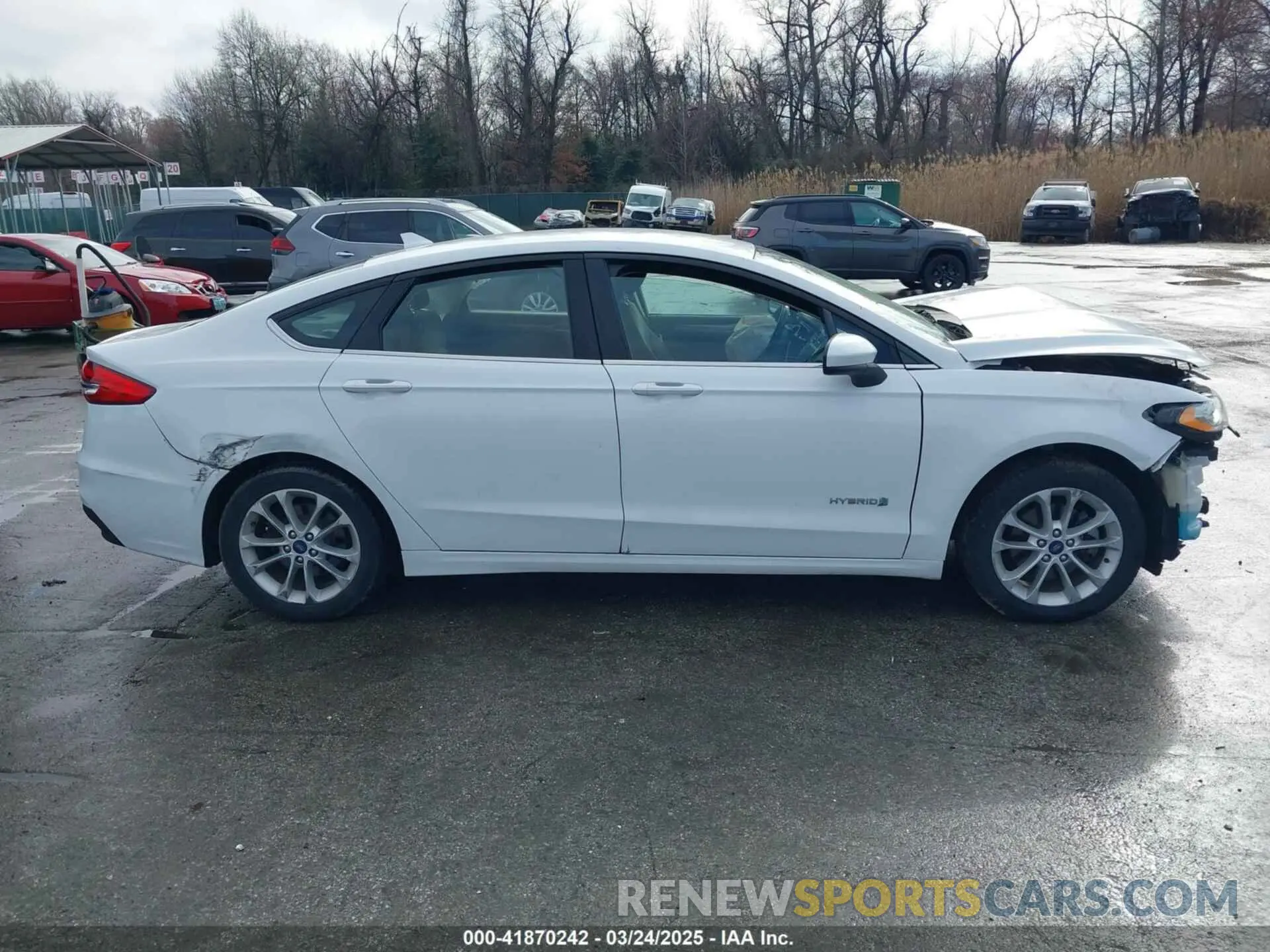 14 Photograph of a damaged car 3FA6P0LUXKR104850 FORD FUSION HYBRID 2019