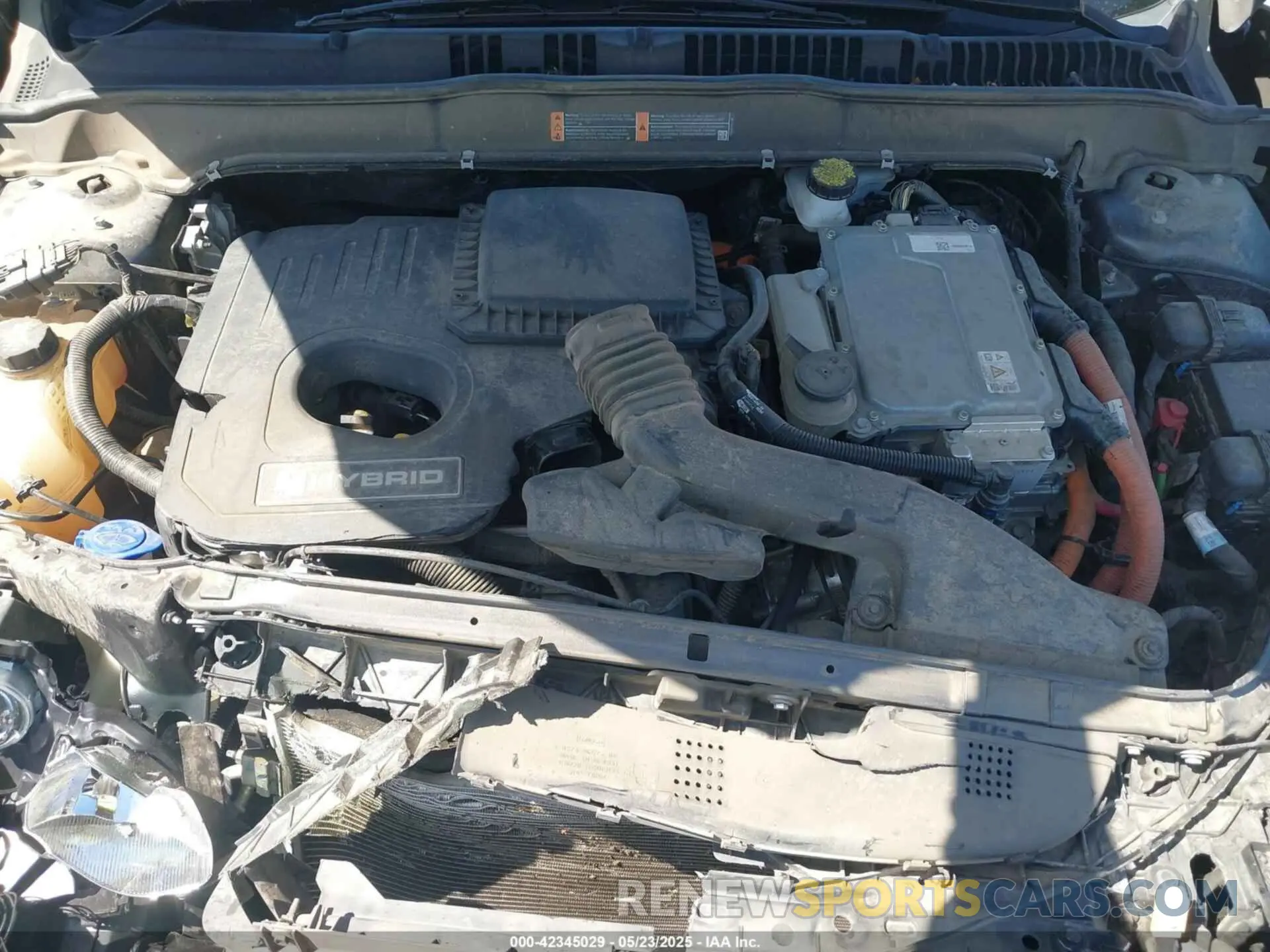 10 Photograph of a damaged car 3FA6P0LUXKR174462 FORD FUSION HYBRID 2019
