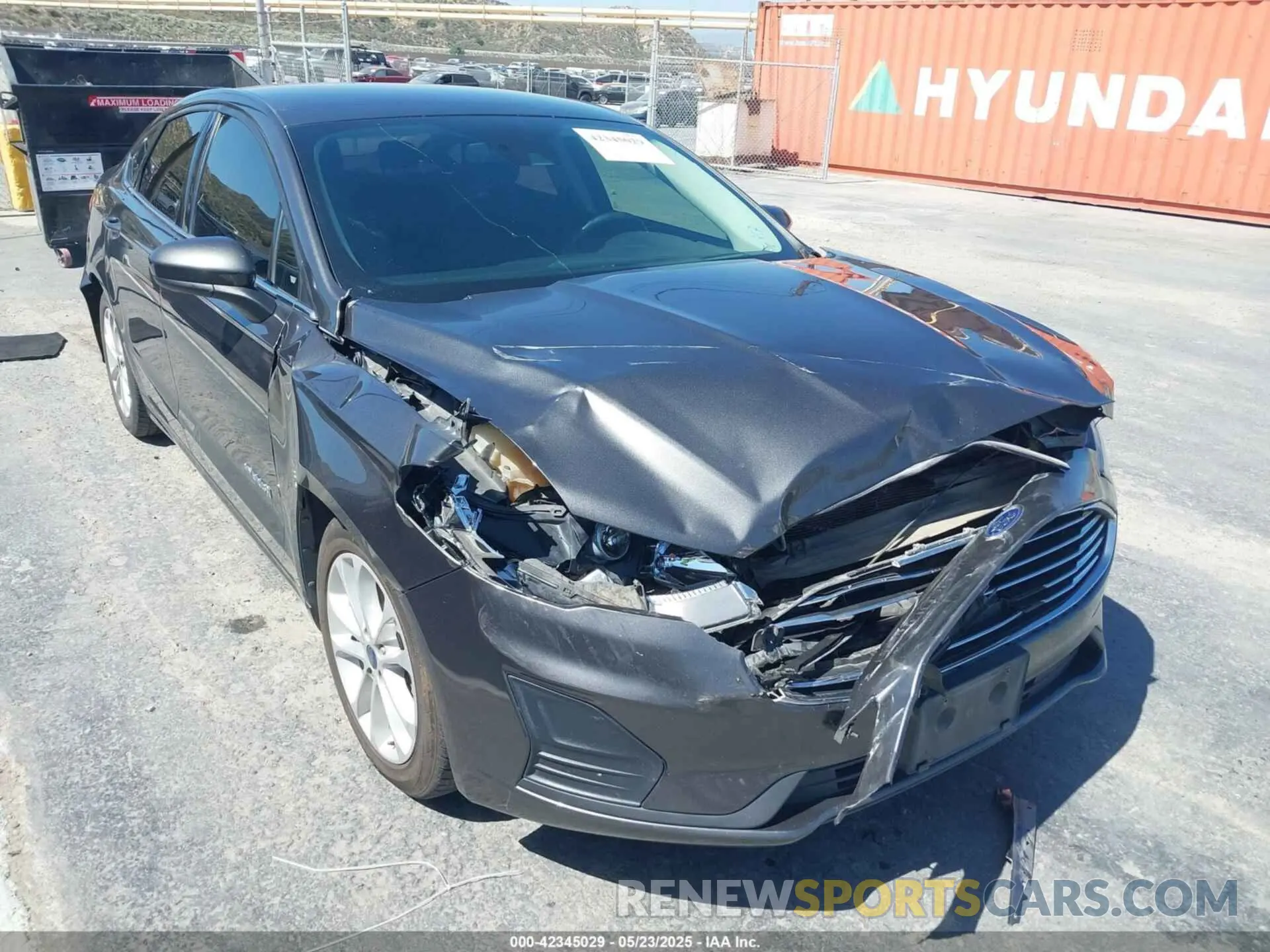 6 Photograph of a damaged car 3FA6P0LUXKR174462 FORD FUSION HYBRID 2019
