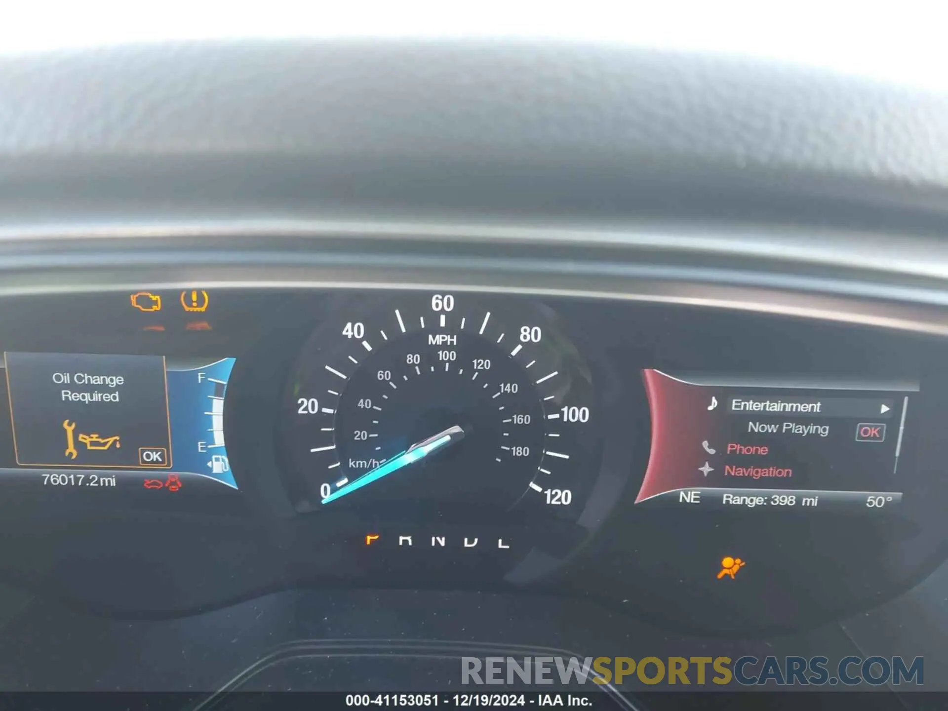 7 Photograph of a damaged car 3FA6P0MU0KR154297 FORD FUSION HYBRID 2019