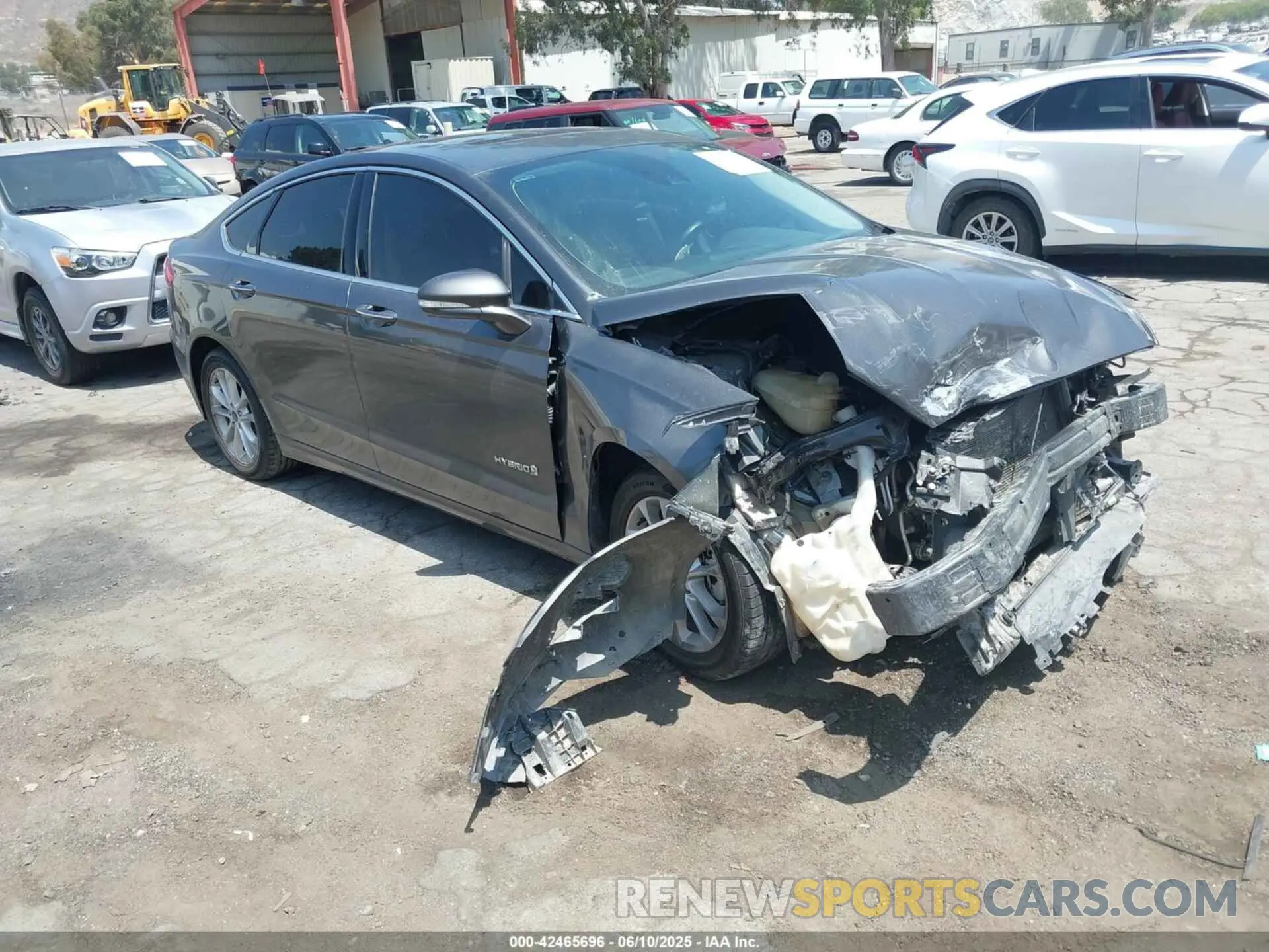 1 Photograph of a damaged car 3FA6P0MU4KR241524 FORD FUSION HYBRID 2019