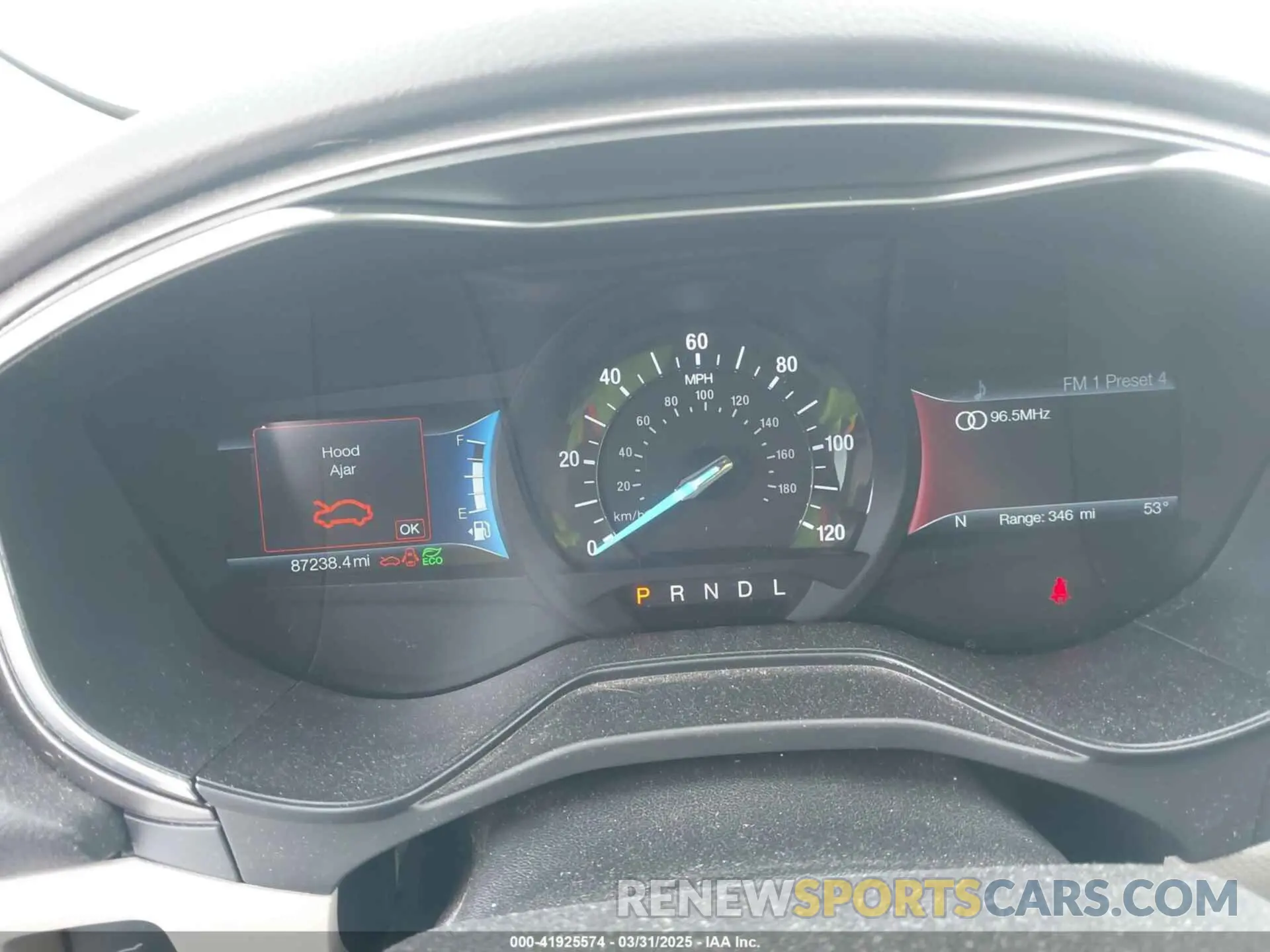 7 Photograph of a damaged car 3FA6P0MU5KR220133 FORD FUSION HYBRID 2019