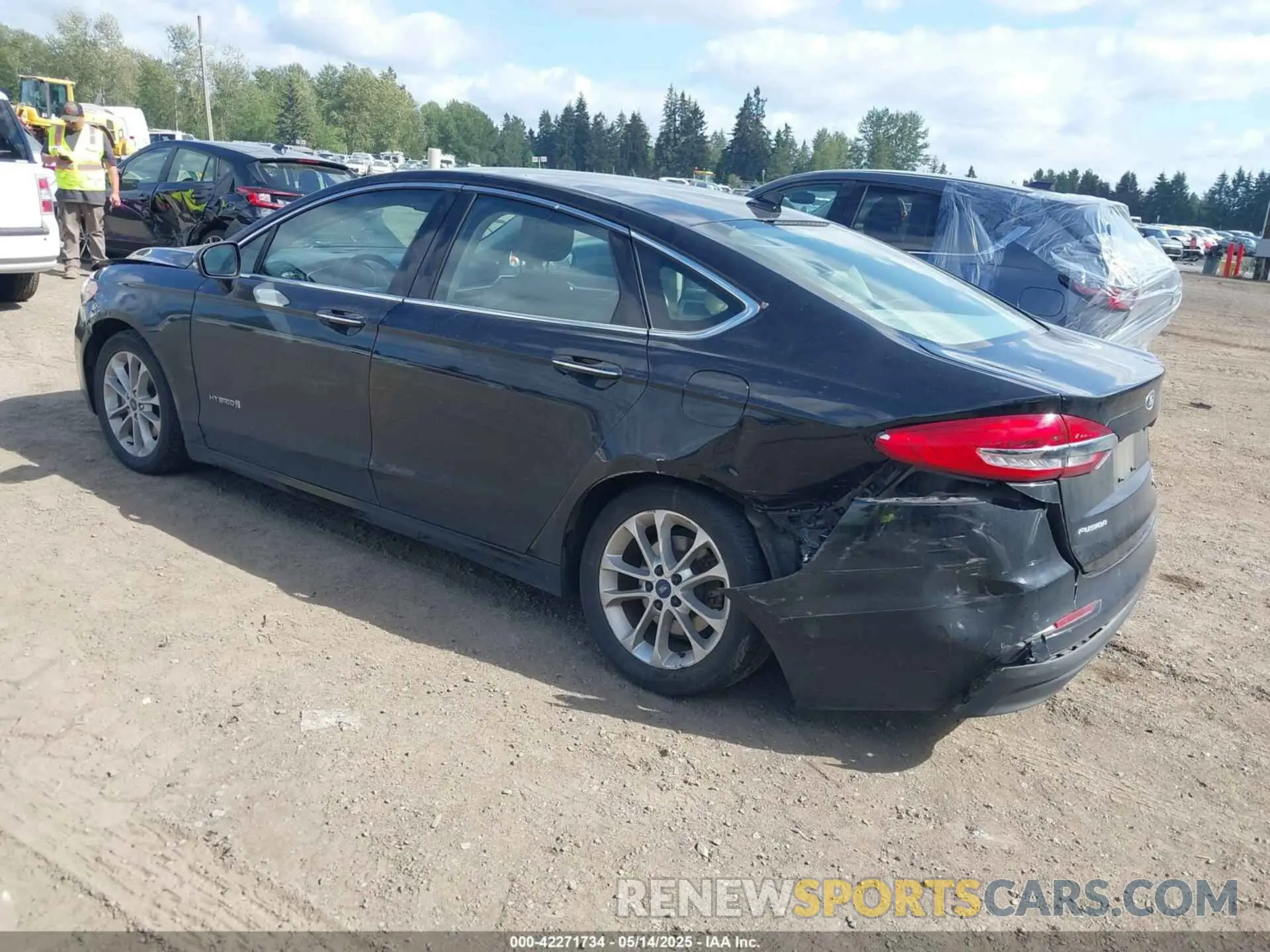 3 Photograph of a damaged car 3FA6P0MU7KR220148 FORD FUSION HYBRID 2019