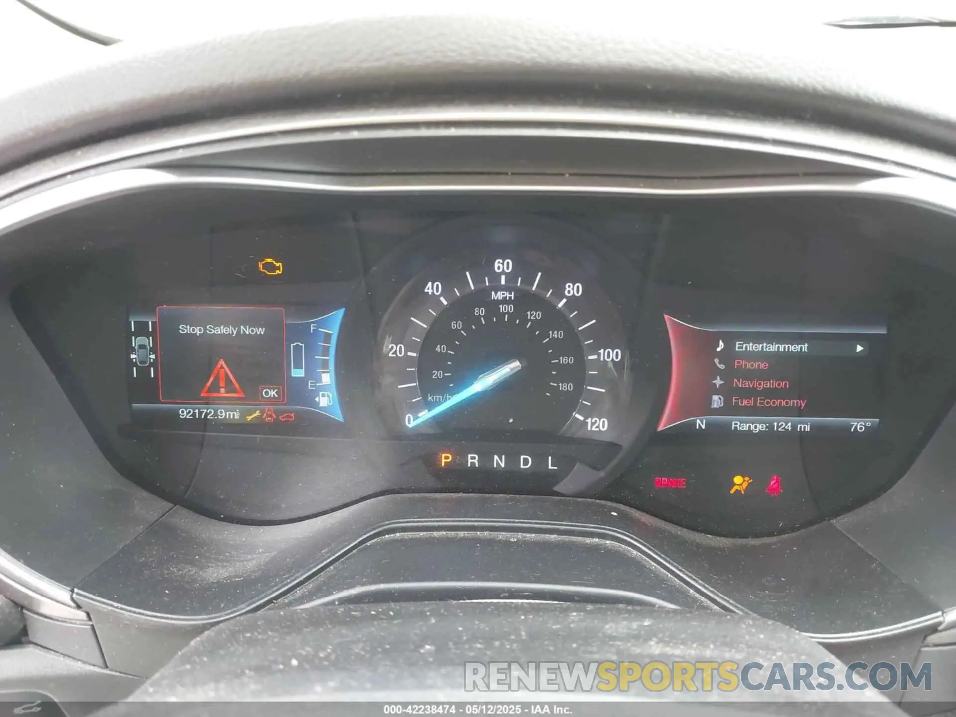 7 Photograph of a damaged car 3FA6P0MU9KR189520 FORD FUSION HYBRID 2019