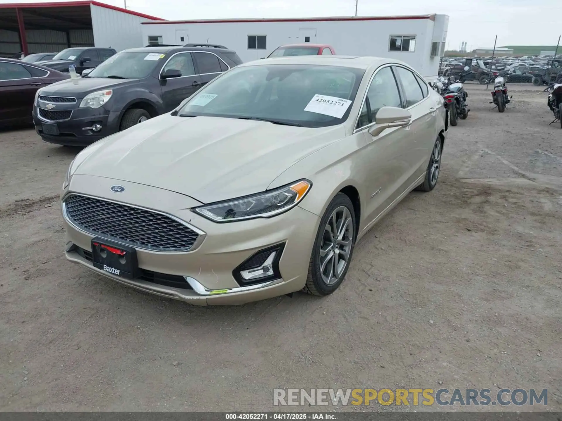 2 Photograph of a damaged car 3FA6P0RU1KR235561 FORD FUSION HYBRID 2019