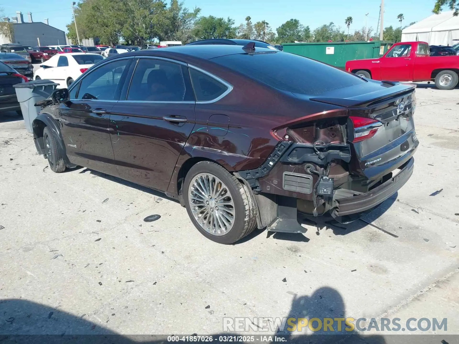 3 Photograph of a damaged car 3FA6P0RU2KR123786 FORD FUSION HYBRID 2019