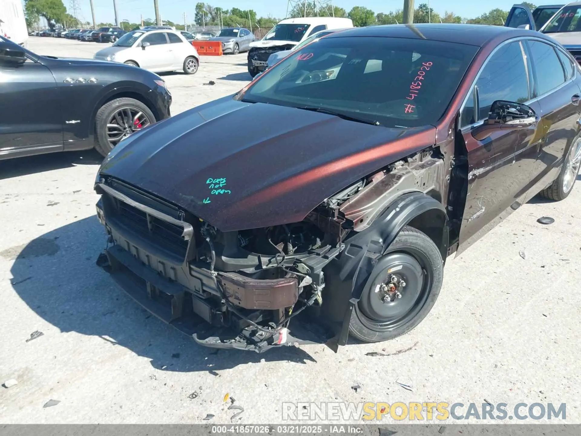 6 Photograph of a damaged car 3FA6P0RU2KR123786 FORD FUSION HYBRID 2019