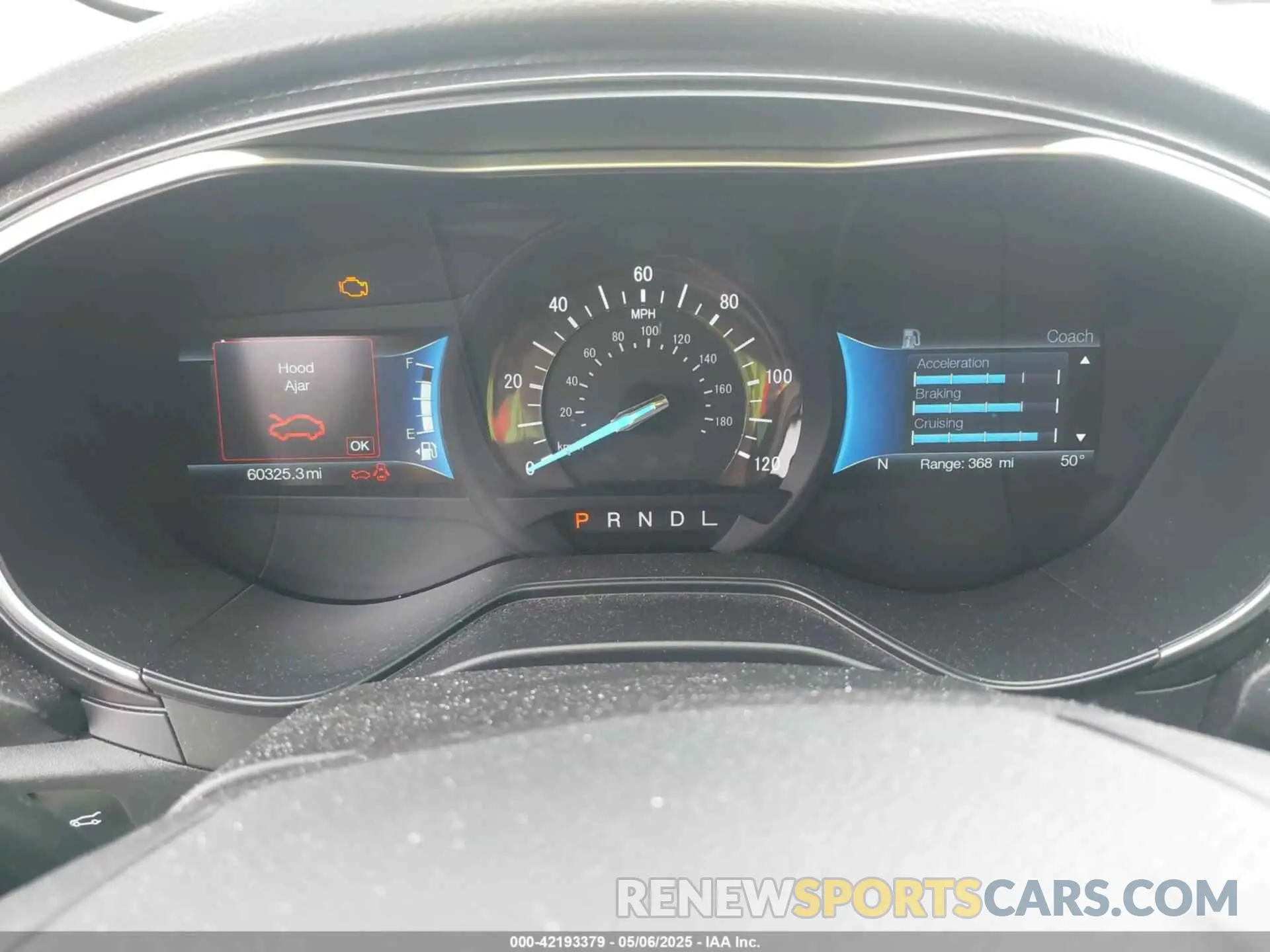 7 Photograph of a damaged car 3FA6P0RU2KR190369 FORD FUSION HYBRID 2019