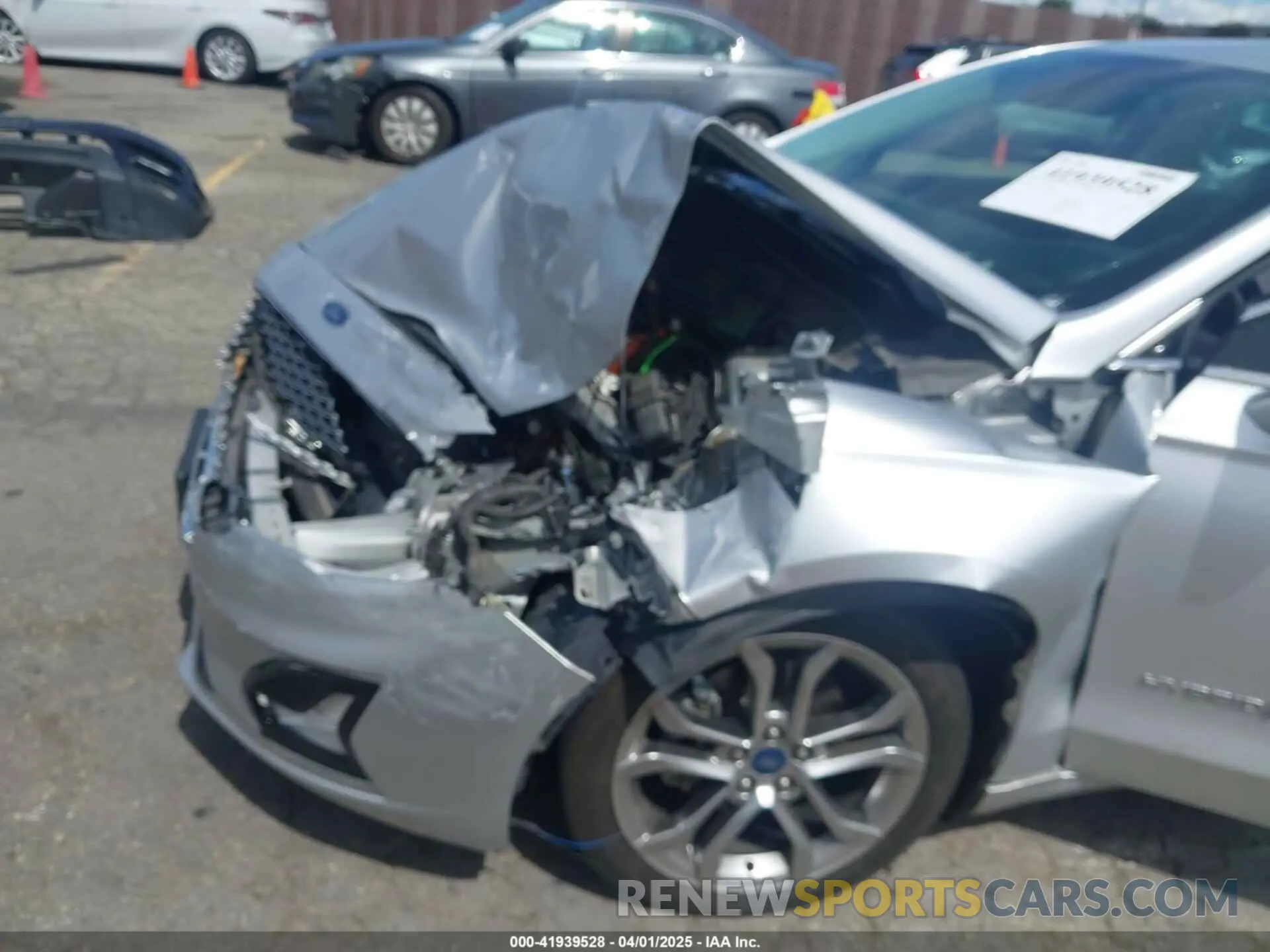 6 Photograph of a damaged car 3FA6P0RU3KR180868 FORD FUSION HYBRID 2019