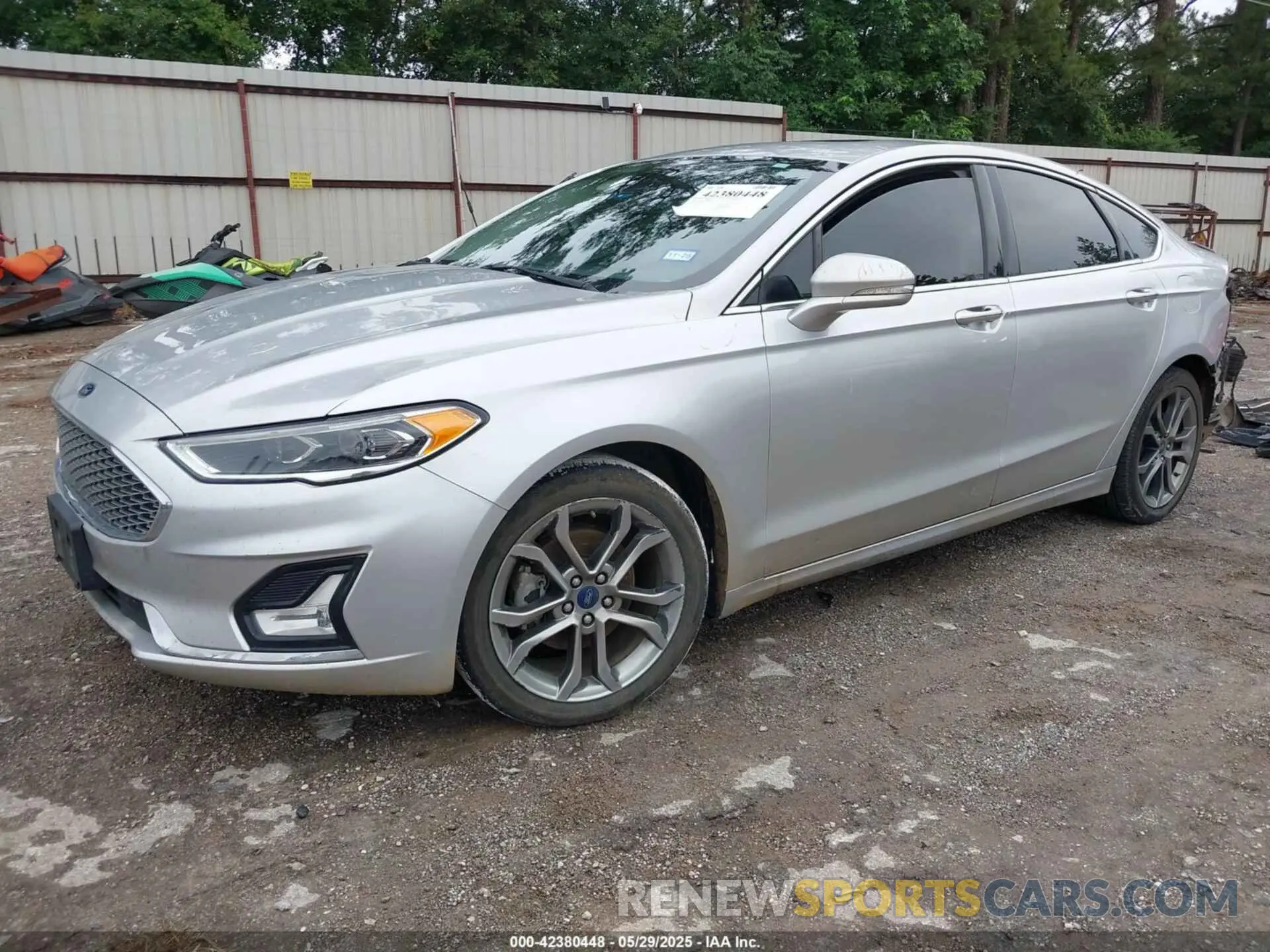 2 Photograph of a damaged car 3FA6P0RU4KR117407 FORD FUSION HYBRID 2019