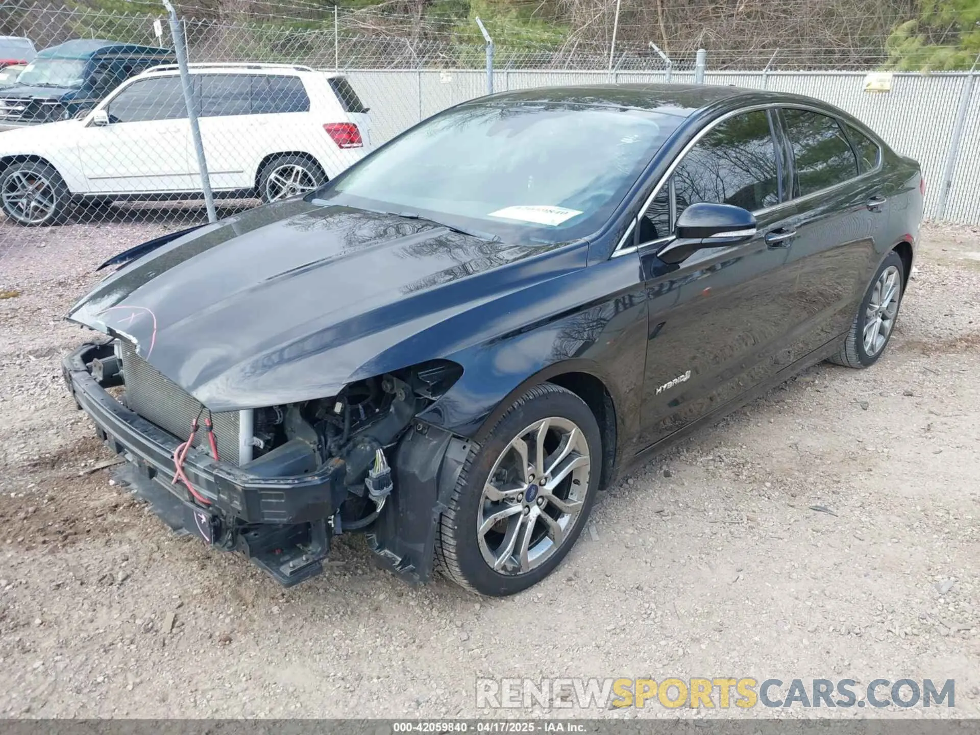 2 Photograph of a damaged car 3FA6P0RU4KR144445 FORD FUSION HYBRID 2019