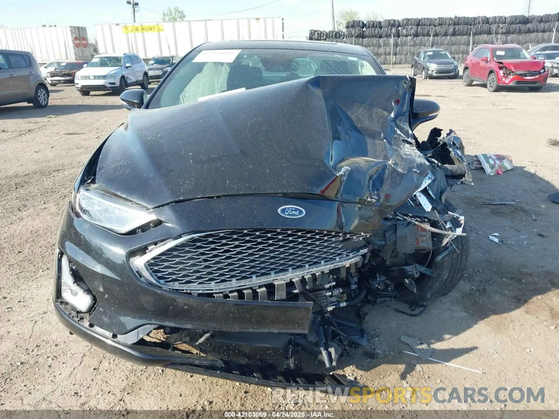 11 Photograph of a damaged car 3FA6P0RU7KR159022 FORD FUSION HYBRID 2019