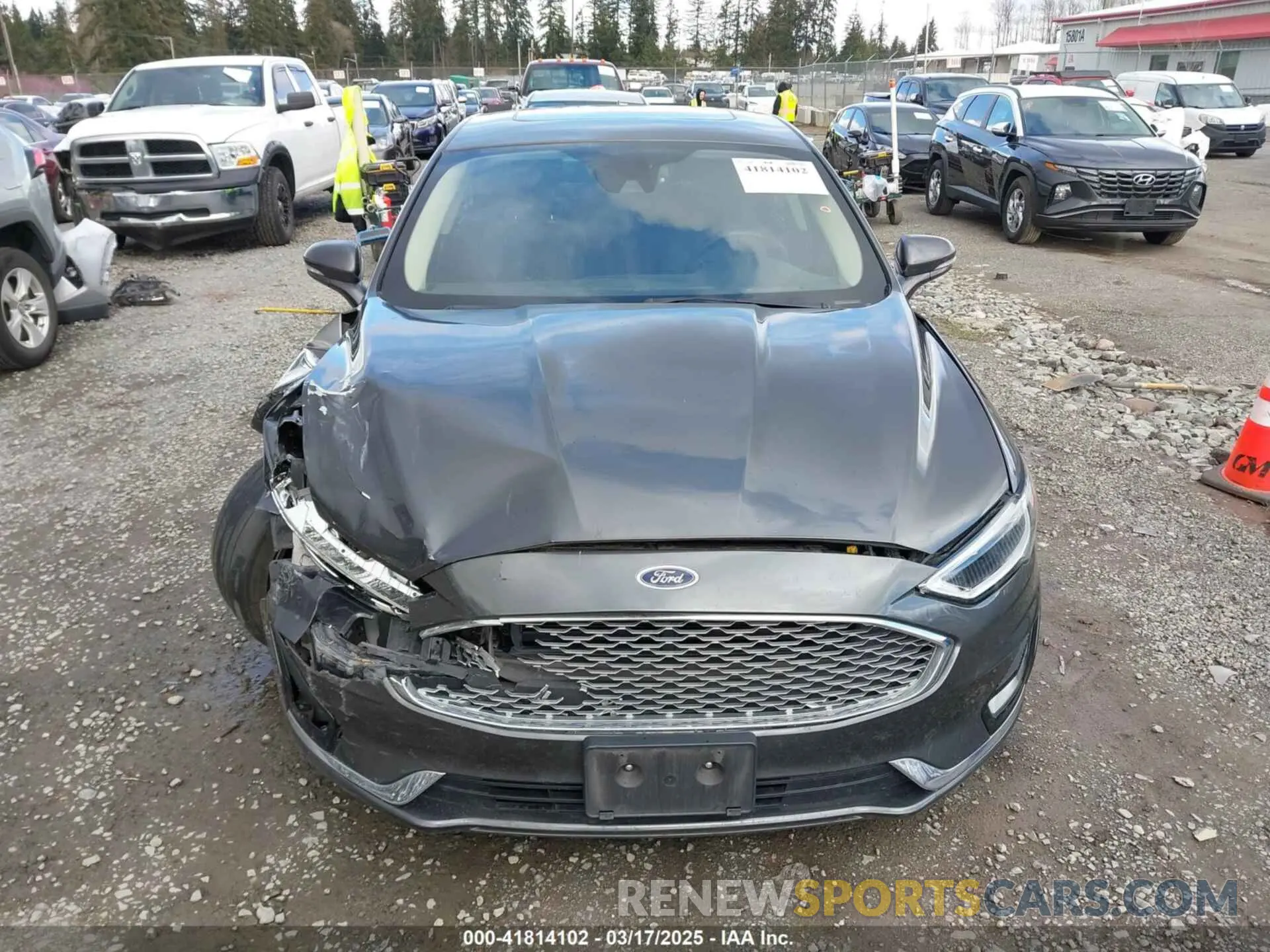 12 Photograph of a damaged car 3FA6P0RU8KR273062 FORD FUSION HYBRID 2019