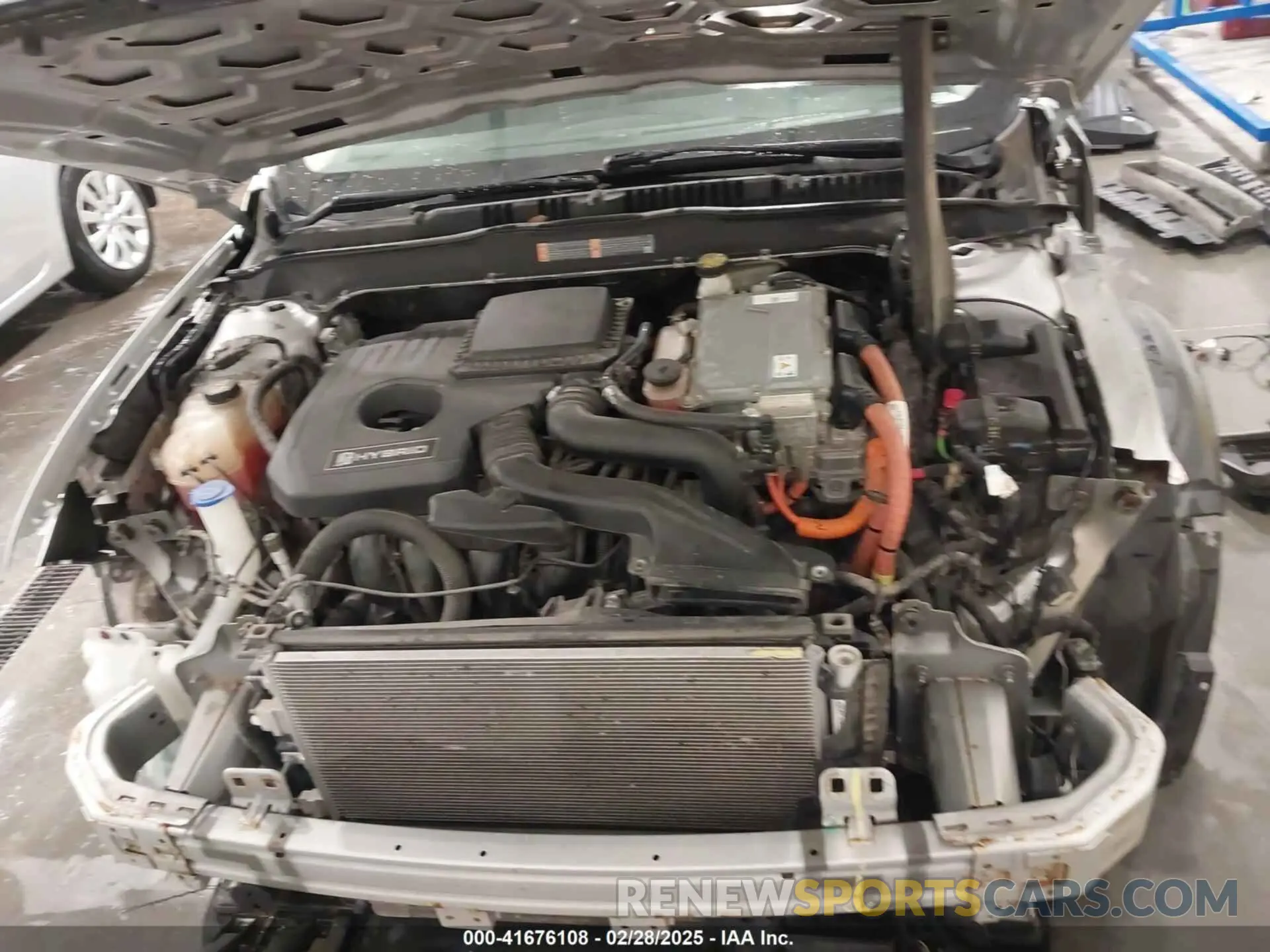 10 Photograph of a damaged car 3FA6P0RU9KR105317 FORD FUSION HYBRID 2019