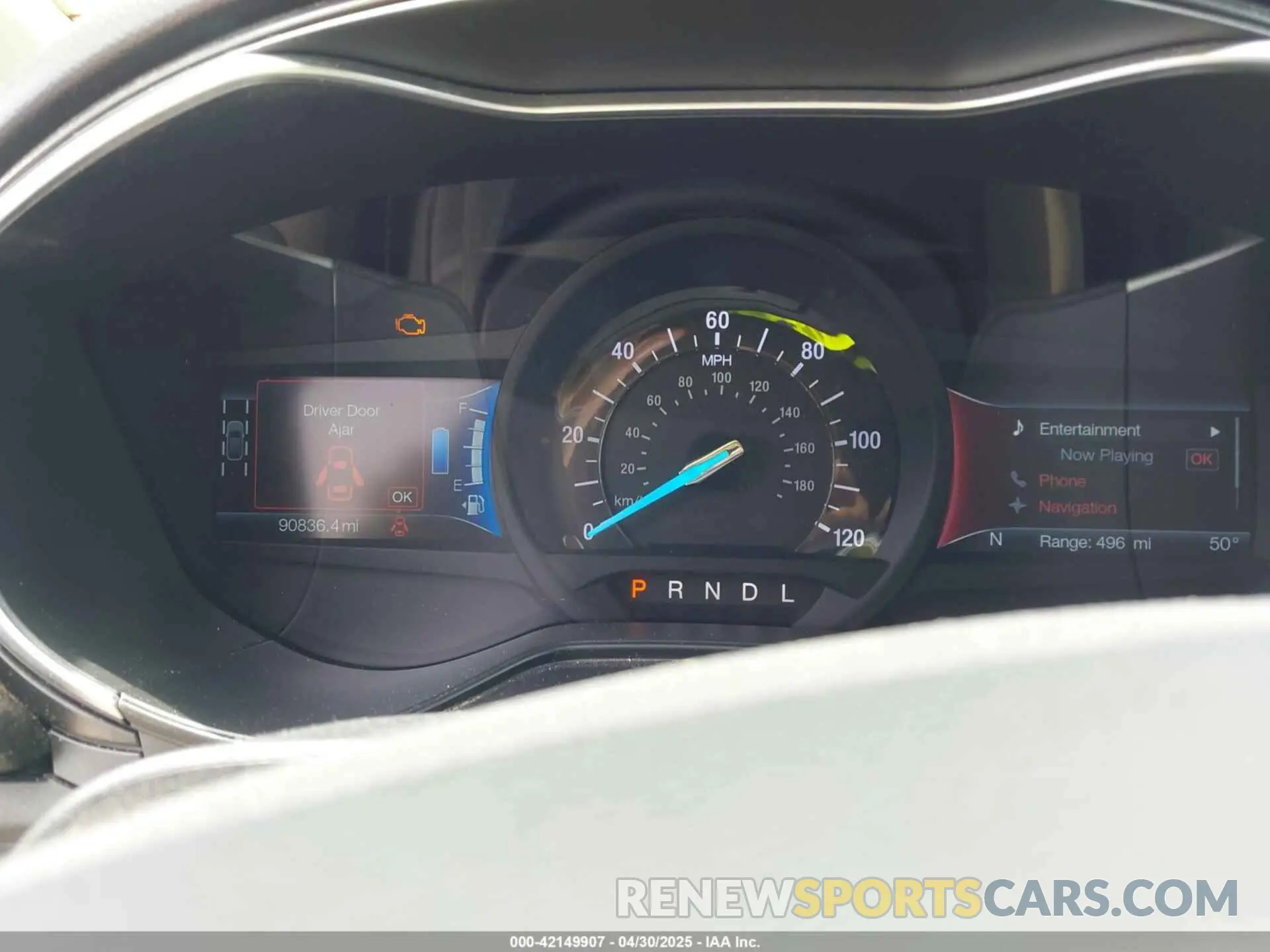 7 Photograph of a damaged car 3FA6P0RU9KR139757 FORD FUSION HYBRID 2019