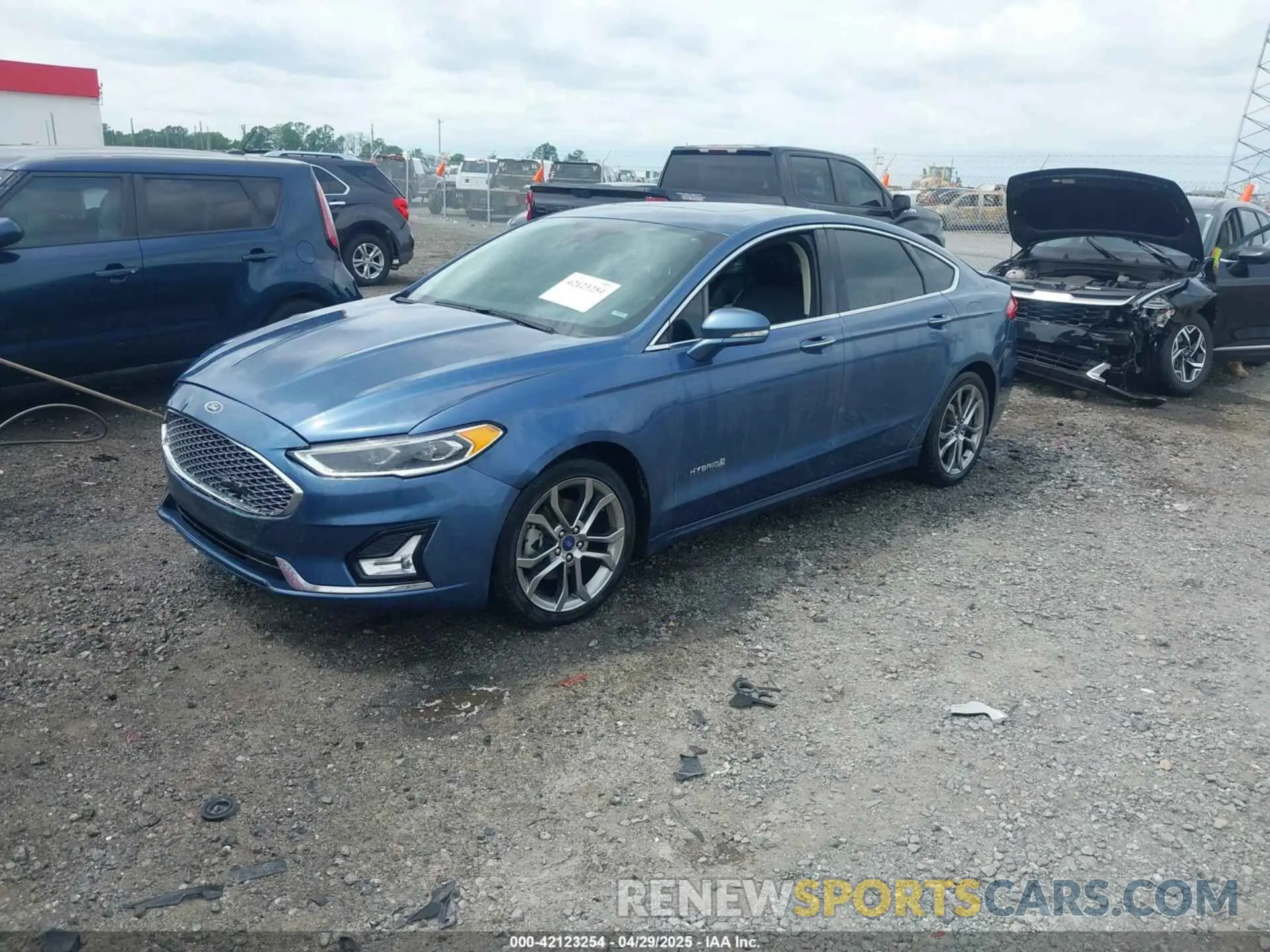 2 Photograph of a damaged car 3FA6P0RU9KR222508 FORD FUSION HYBRID 2019