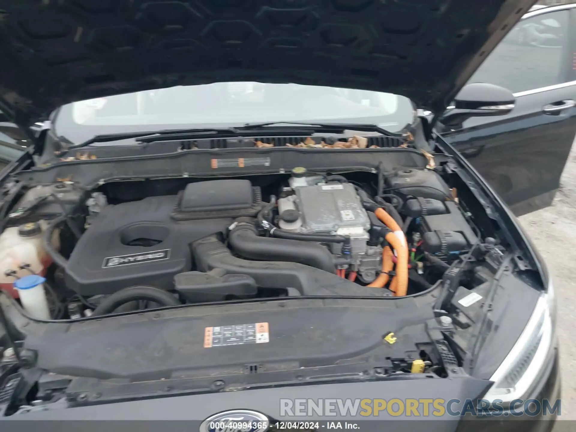 10 Photograph of a damaged car 3FA6P0RU7LR141332 FORD FUSION HYBRID 2020