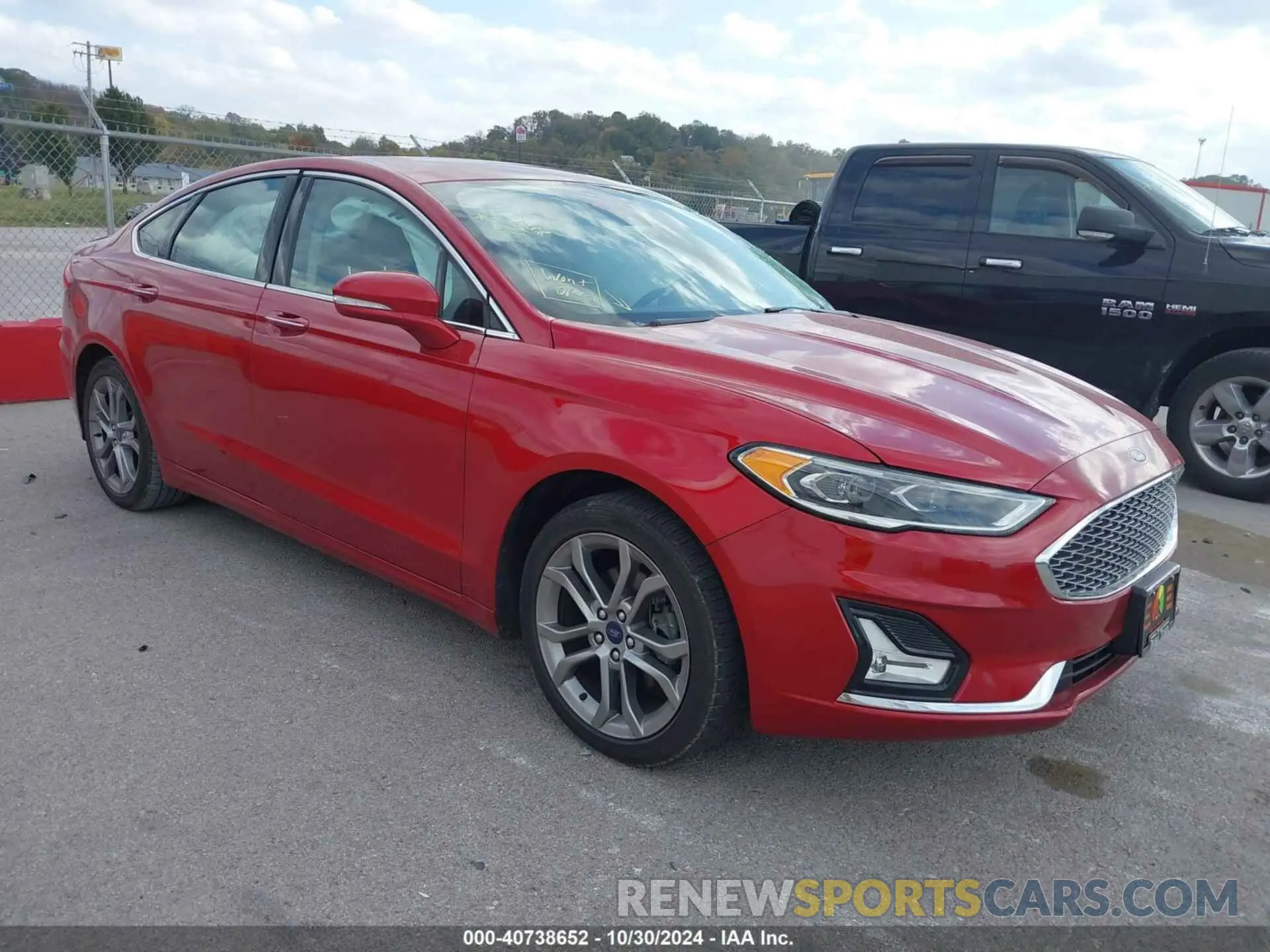 1 Photograph of a damaged car 3FA6P0RU7LR156915 FORD FUSION HYBRID 2020