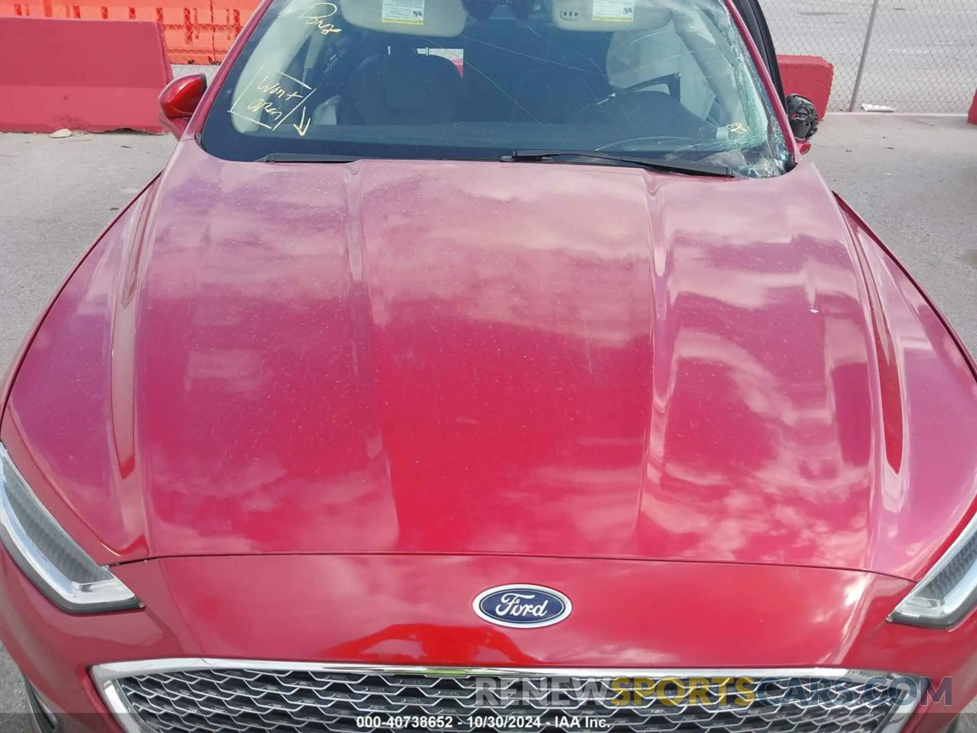 10 Photograph of a damaged car 3FA6P0RU7LR156915 FORD FUSION HYBRID 2020