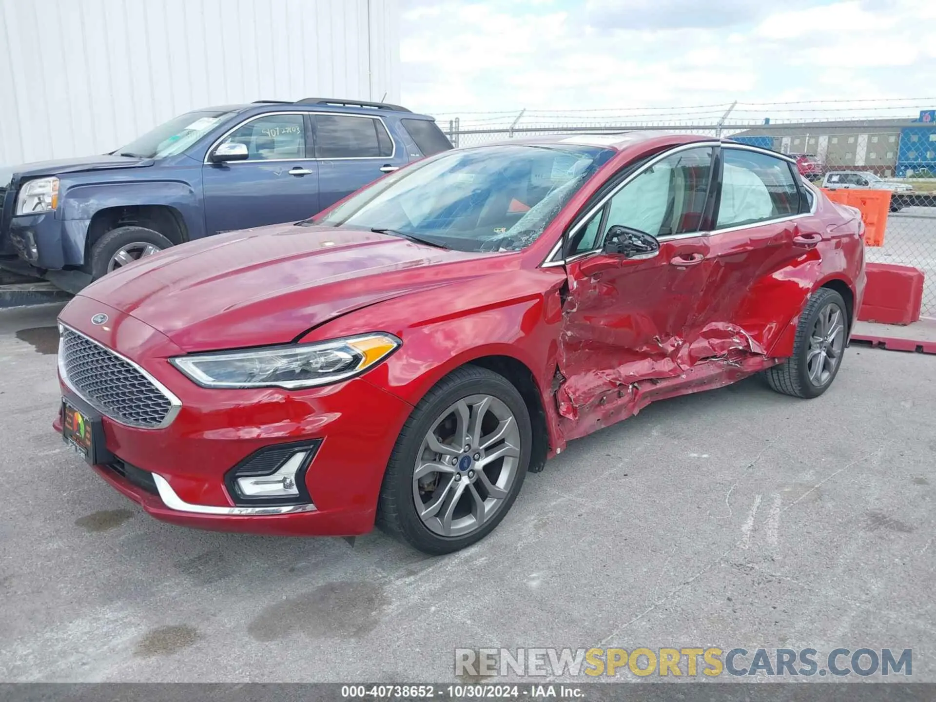 2 Photograph of a damaged car 3FA6P0RU7LR156915 FORD FUSION HYBRID 2020