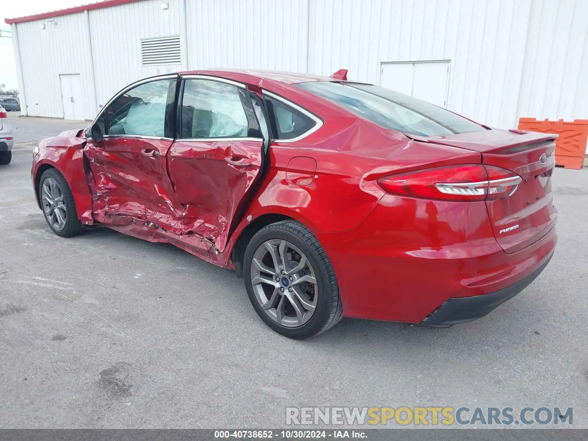 3 Photograph of a damaged car 3FA6P0RU7LR156915 FORD FUSION HYBRID 2020