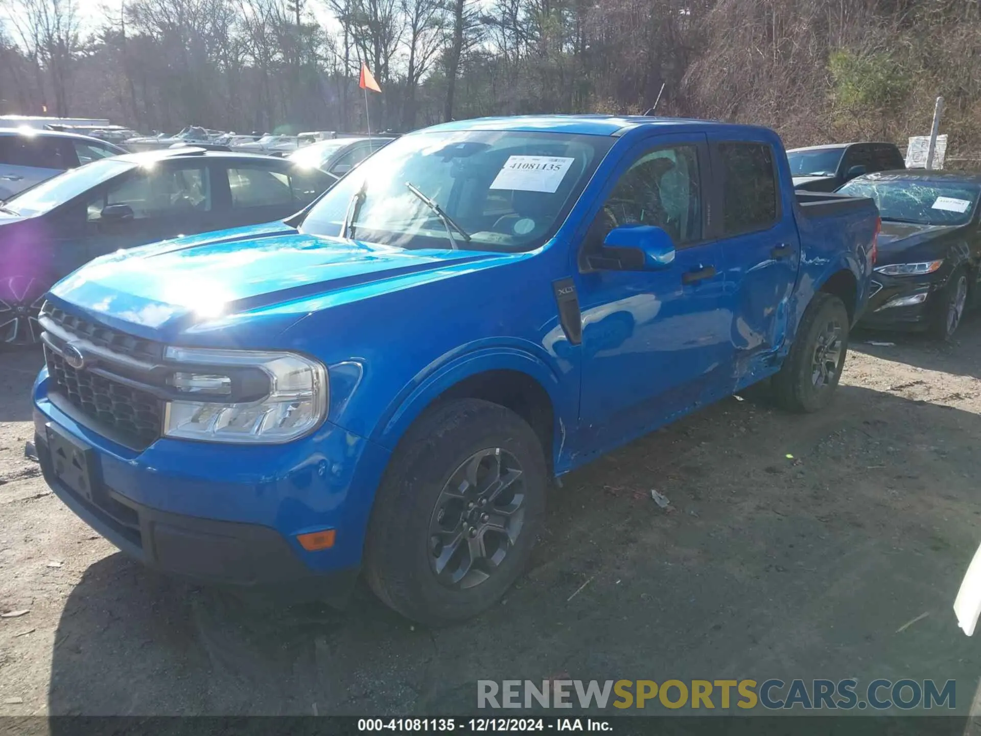 2 Photograph of a damaged car 3FTTW8E35NRA43009 FORD MAVERICK 2022