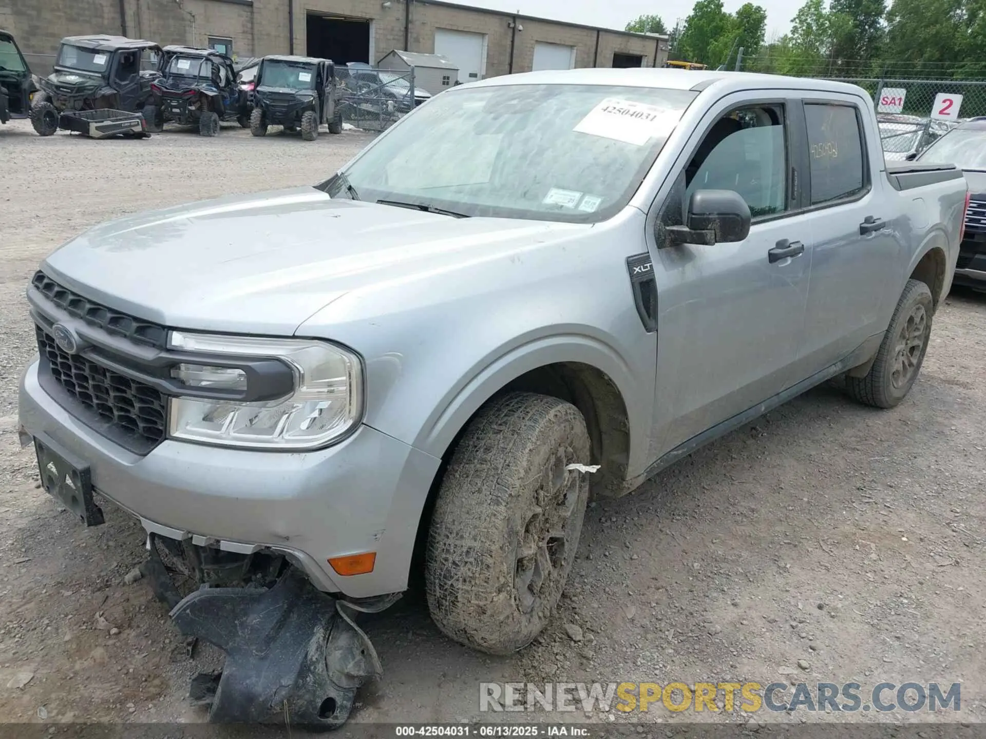 2 Photograph of a damaged car 3FTTW8E37NRA00579 FORD MAVERICK 2022